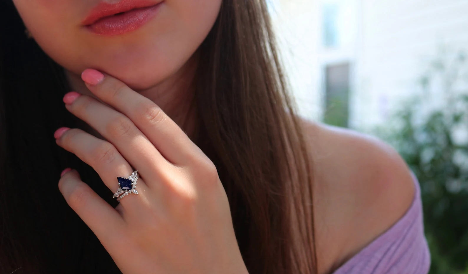 Skye Kite™ Starry Night Couple Rings - Matching His & Hers Wedding Bands with Celestial Design - Perfect for Anniversaries, Engagements and Romantic Gifts