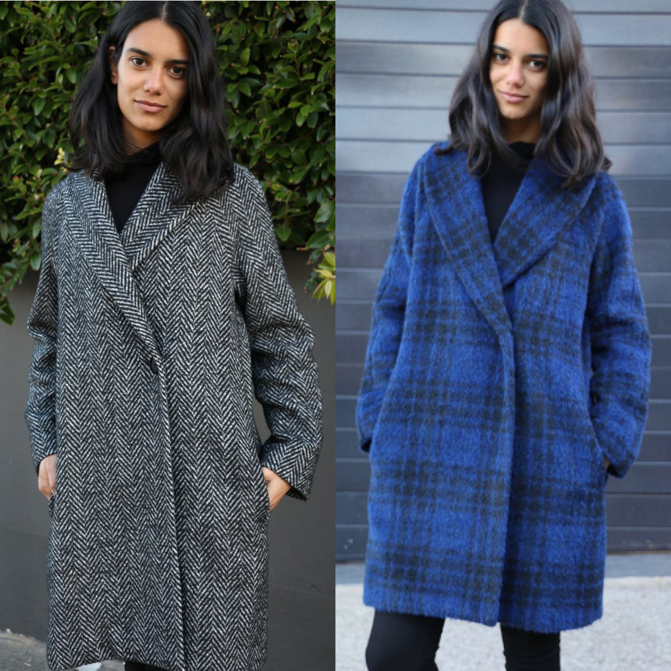 Oslo Coat - Women's Size 6-10 | Premium Tessuti Fabric | Winter Outerwear for Work & Casual Wear
