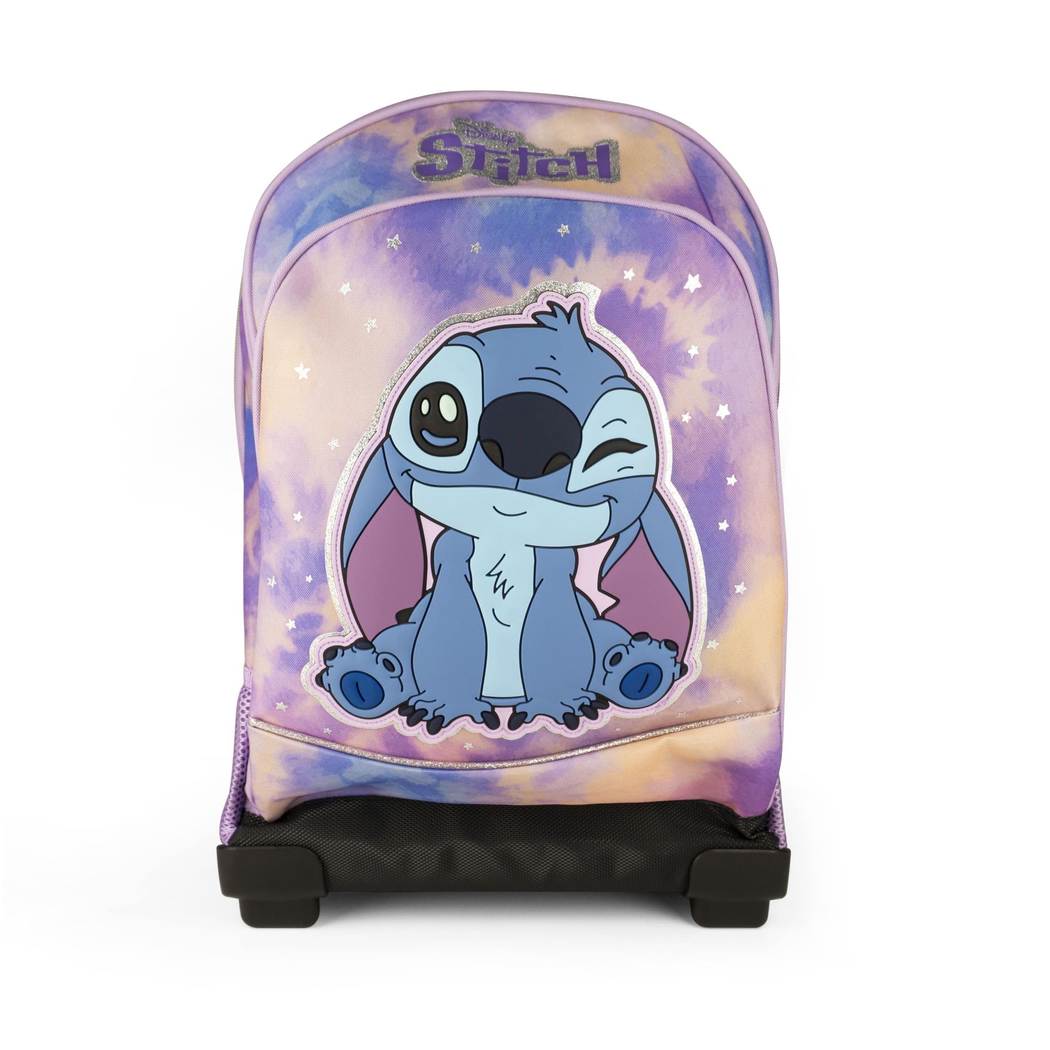 TheCartoonWorld Stitch School Backpack with Wheels & Magic Pen - Cute Disney Lilo & Stitch Design for Kids, Boys & Girls - Perfect for School, Travel & Daily Use 2024-2025