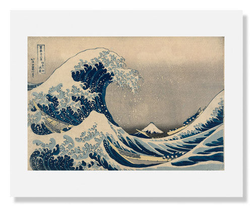 Katsushika Hokusai The Great Wave off Kanagawa - Japanese Woodblock Print Wall Art for Home & Office Decor, Perfect Gift for Art Lovers