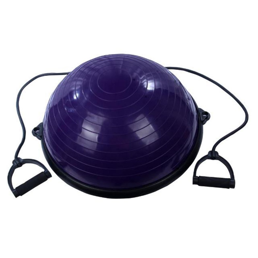 Purple Yoga Ball Balance Hemisphere for Fitness, Gym, Office & Home – Perfect for Core Workouts, Stability Training & Active Sitting