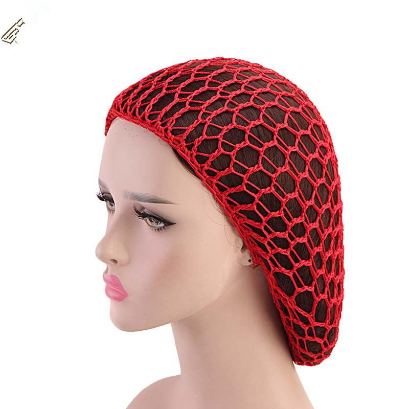 Handmade Crochet Hair Net for Women - Breathable Mesh Night Cap for Long Hair Care | Perfect for Sleeping, Travel & Home Use