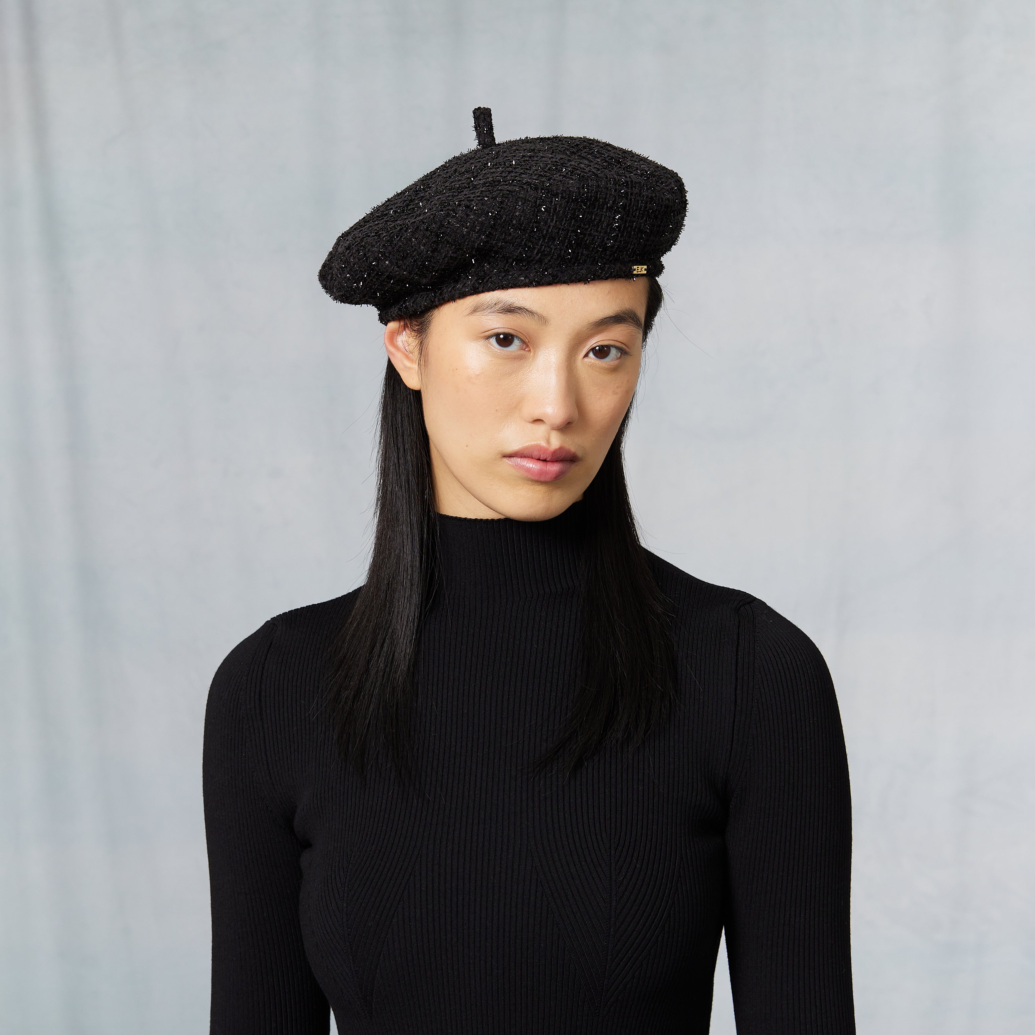 Stylish Carter Tweed Beret Hat - Vintage Wool Blend Fashion Headwear for Women | Perfect for Fall, Winter & Special Occasions
