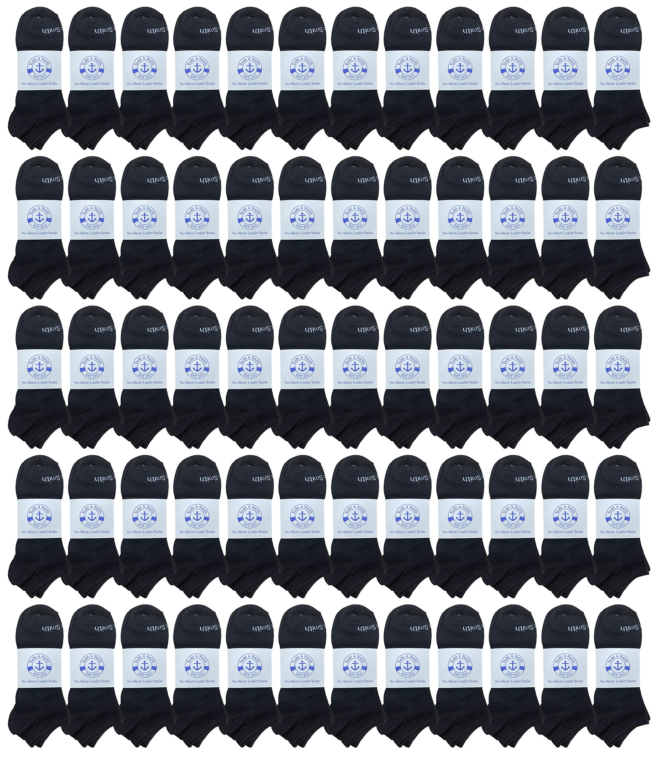 Yacht & Smith 240 Pair Low Cut Athletic Socks - Thin, Comfortable & Breathable for Men & Women - Bulk Wholesale Sports Socks for Running, Gym, Yoga & Daily Wear