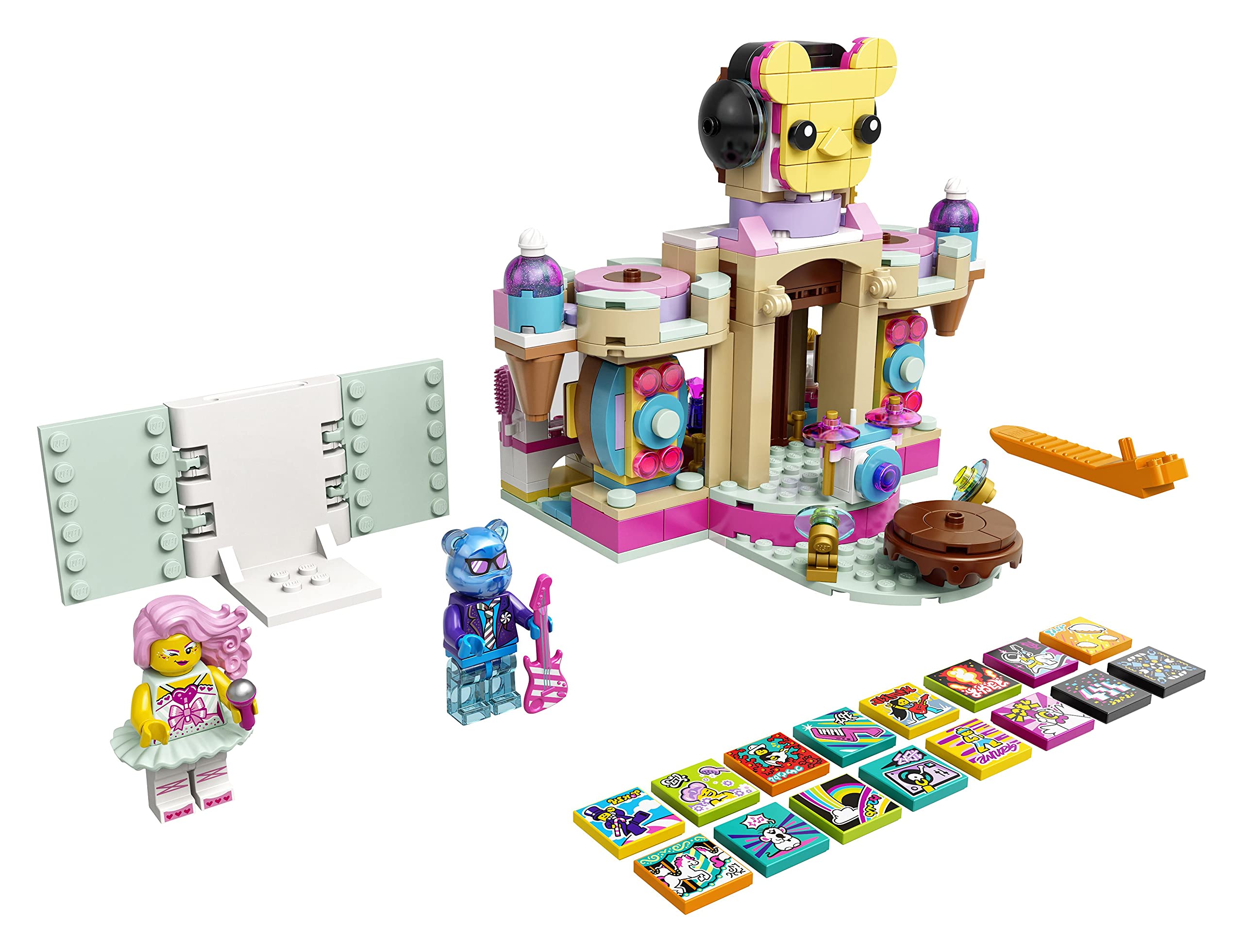 LEGO 43111 VIDIYO Candy Castle Stage Beatbox Music Video Maker - Augmented Reality Toy & App for Kids | Creative Music Play & Video Creation for Birthday Gifts & Party Fun