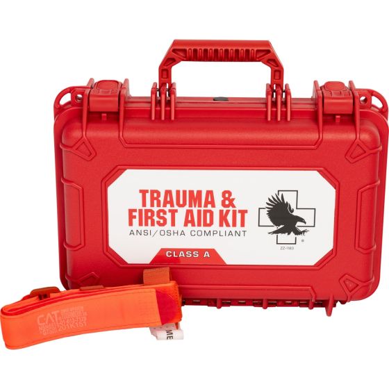 North American Rescue Trauma & First Aid Kit (TFAK) - Complete Emergency Medical Supplies for Home, Car & Outdoor Survival | Bleeding Control & Wound Care Essentials