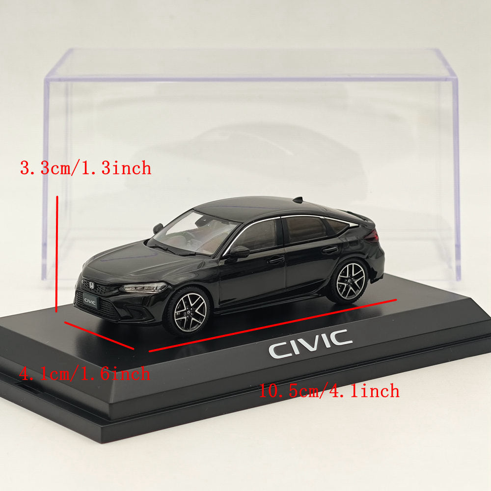 1/43 Scale Honda Civic (FL1) LX Crystal Black Pearl Diecast Model Car - Limited Edition Collectible for Car Enthusiasts & Display in Home/Office