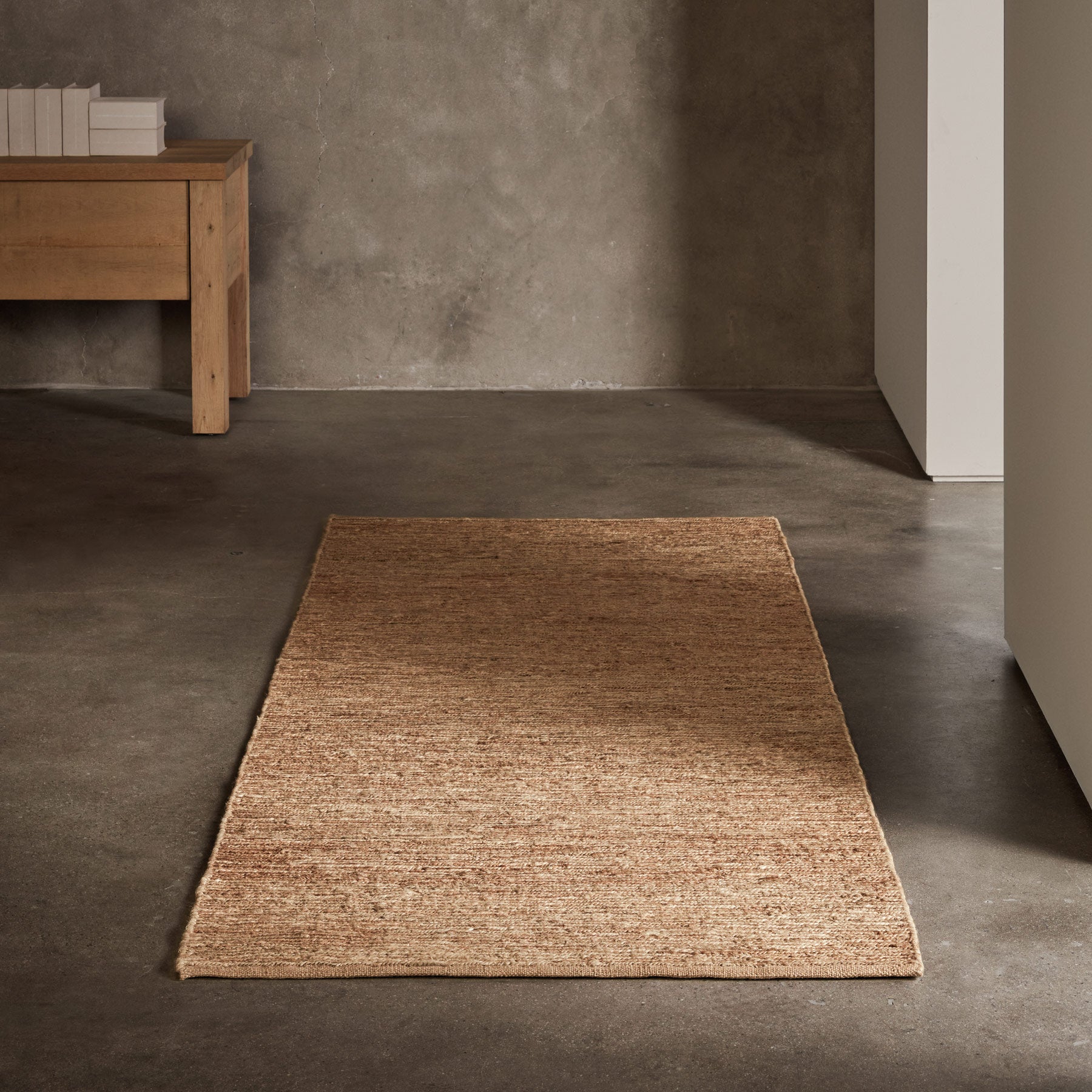 Natural Jute Runner Rug - Eco-Friendly & Durable for Hallway, Living Room, or Bedroom Decor