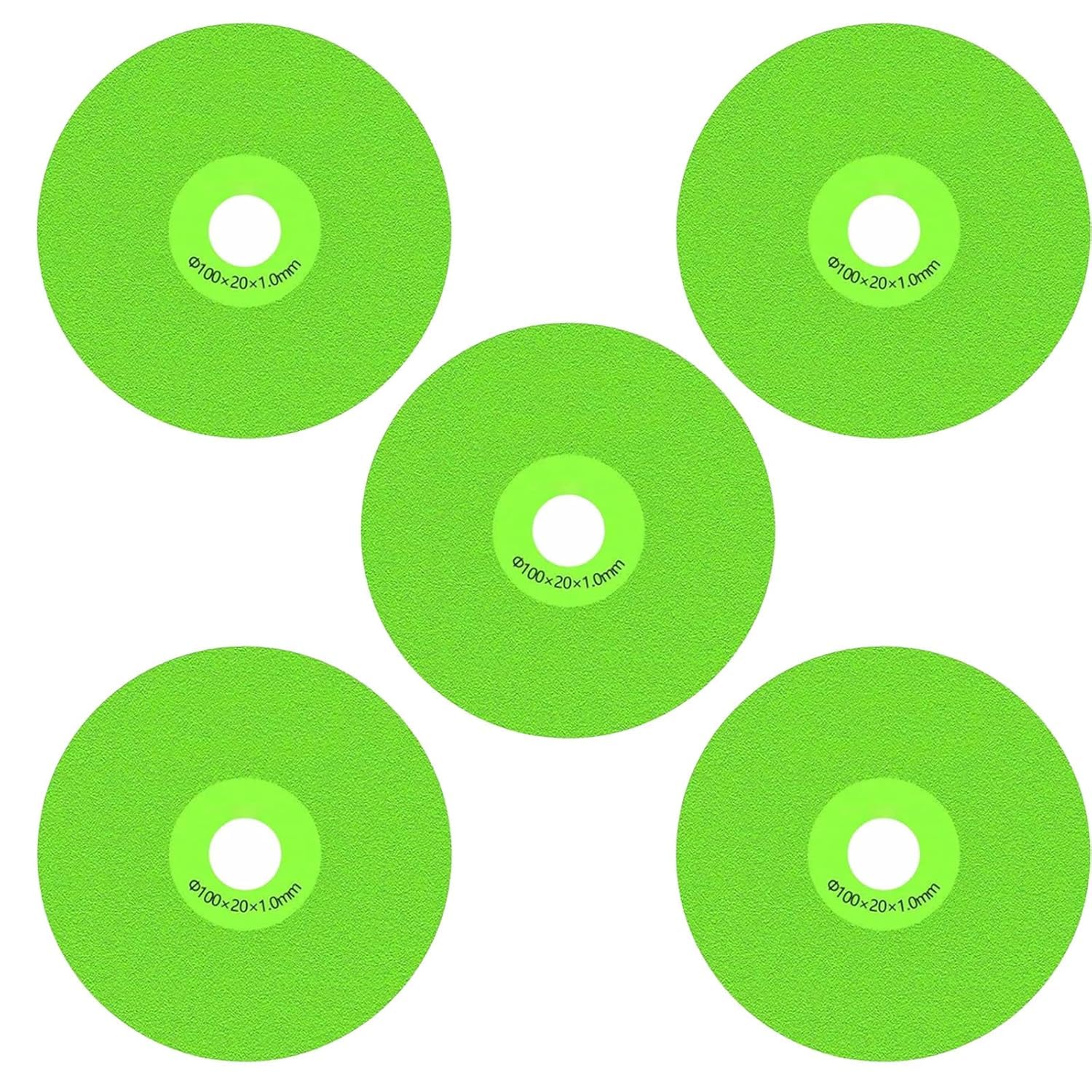 Durable Rock Slab Grinding Disc - 5 PCS Angle Grinder Discs for Tile, Ceramic & Stone Cutting - Heavy-Duty Sanding, Sweeping & Grinding Blades - Perfect for DIY Projects, Construction & Home Renovation