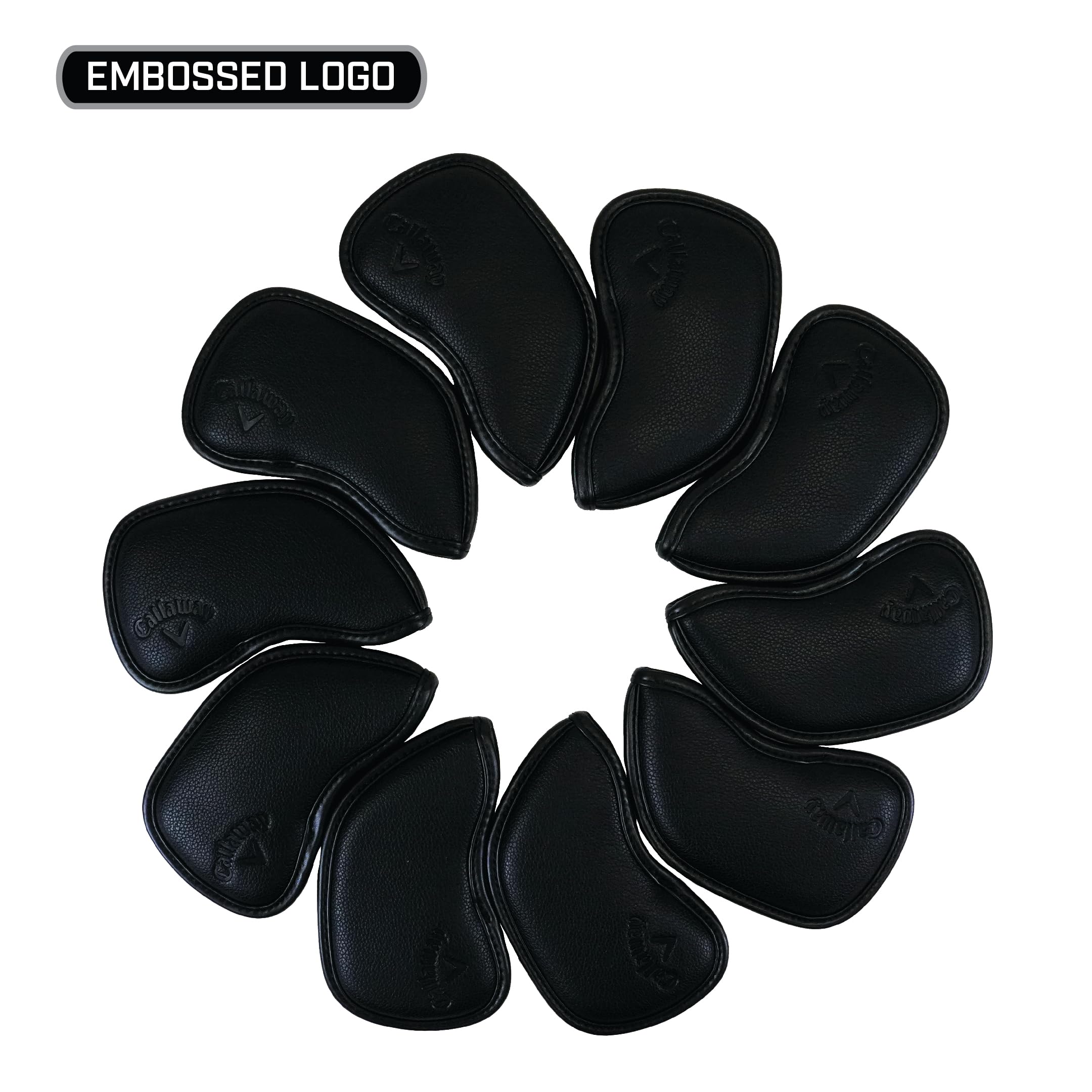 Callaway Golf Magnetic Iron Headcovers - Premium Club Protection for Golfers | Perfect for Driving Range, Course Play & Travel