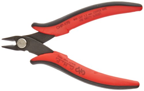 Hakko CHP-170 Micro Cutter - Precision Wire Cutting Tool for Electronics, DIY Projects, and Crafts - Red (Ideal for Jewelry Making, Circuit Board Repair & Model Building)
