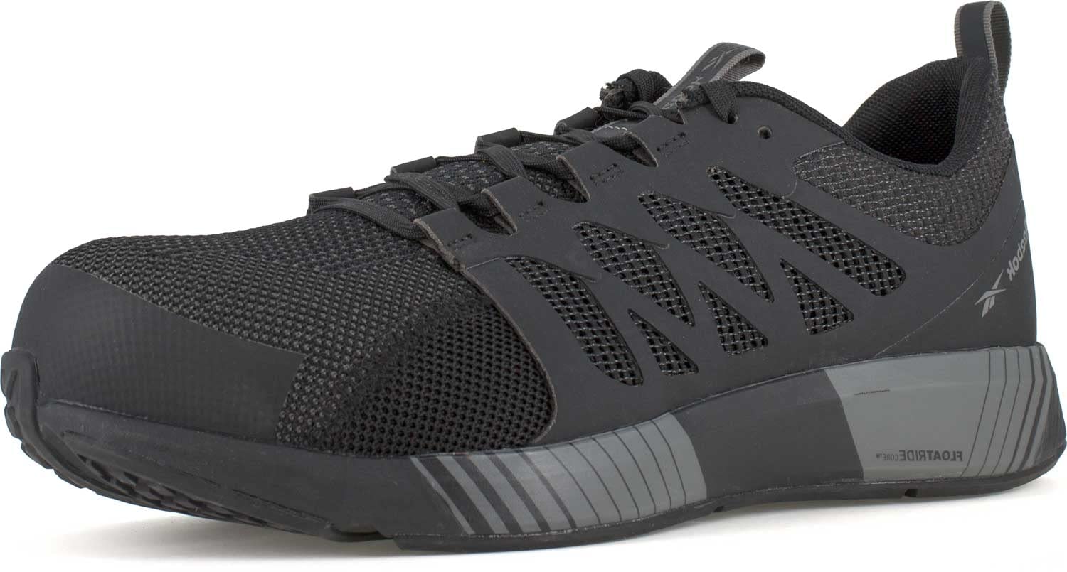 Reebok Men's Fusion Flexweave Work Comp Toe Safety Shoes - Lightweight & Durable Work Boots for Construction, Warehouse & Industrial Workers (Non-Slip, Steel Toe)