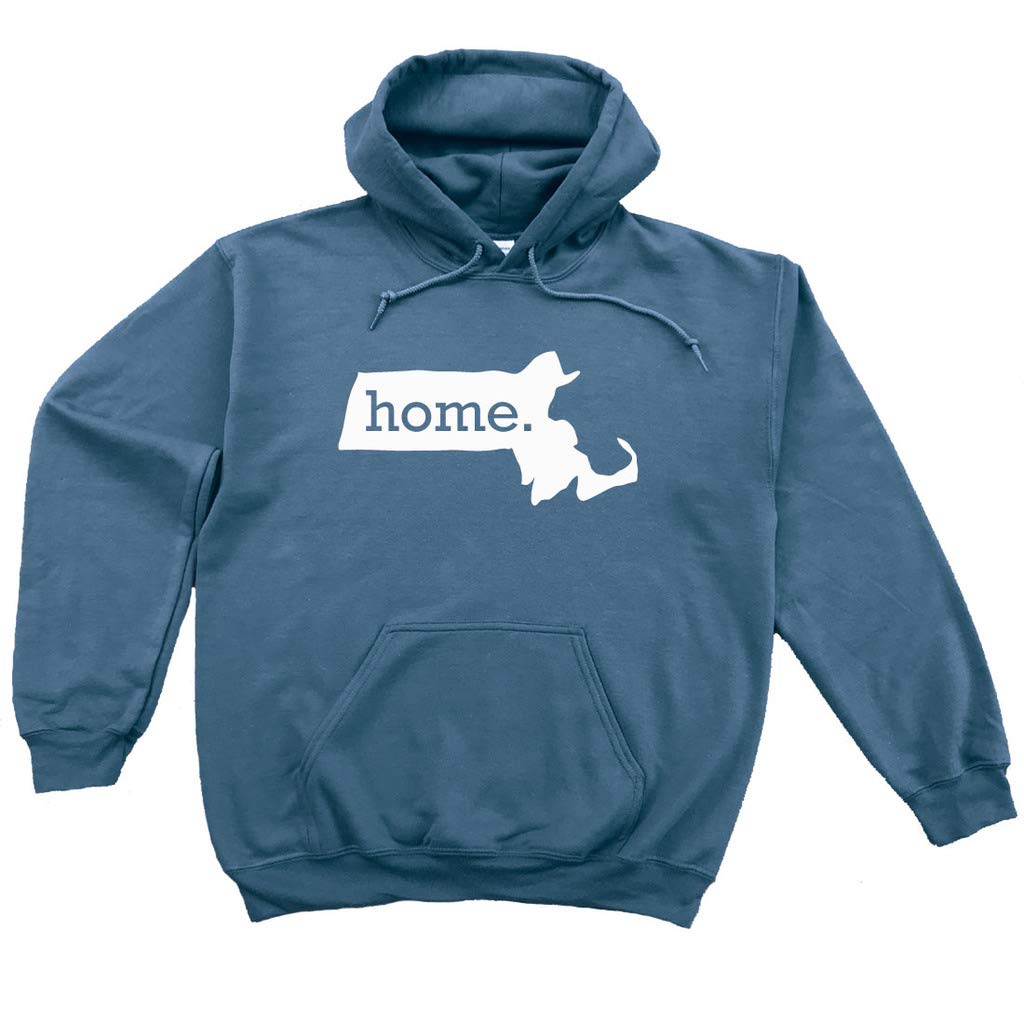 Massachusetts Home Hoodie Sweatshirt - Cozy Pullover with State Pride - Perfect for College, Gameday & Casual Wear