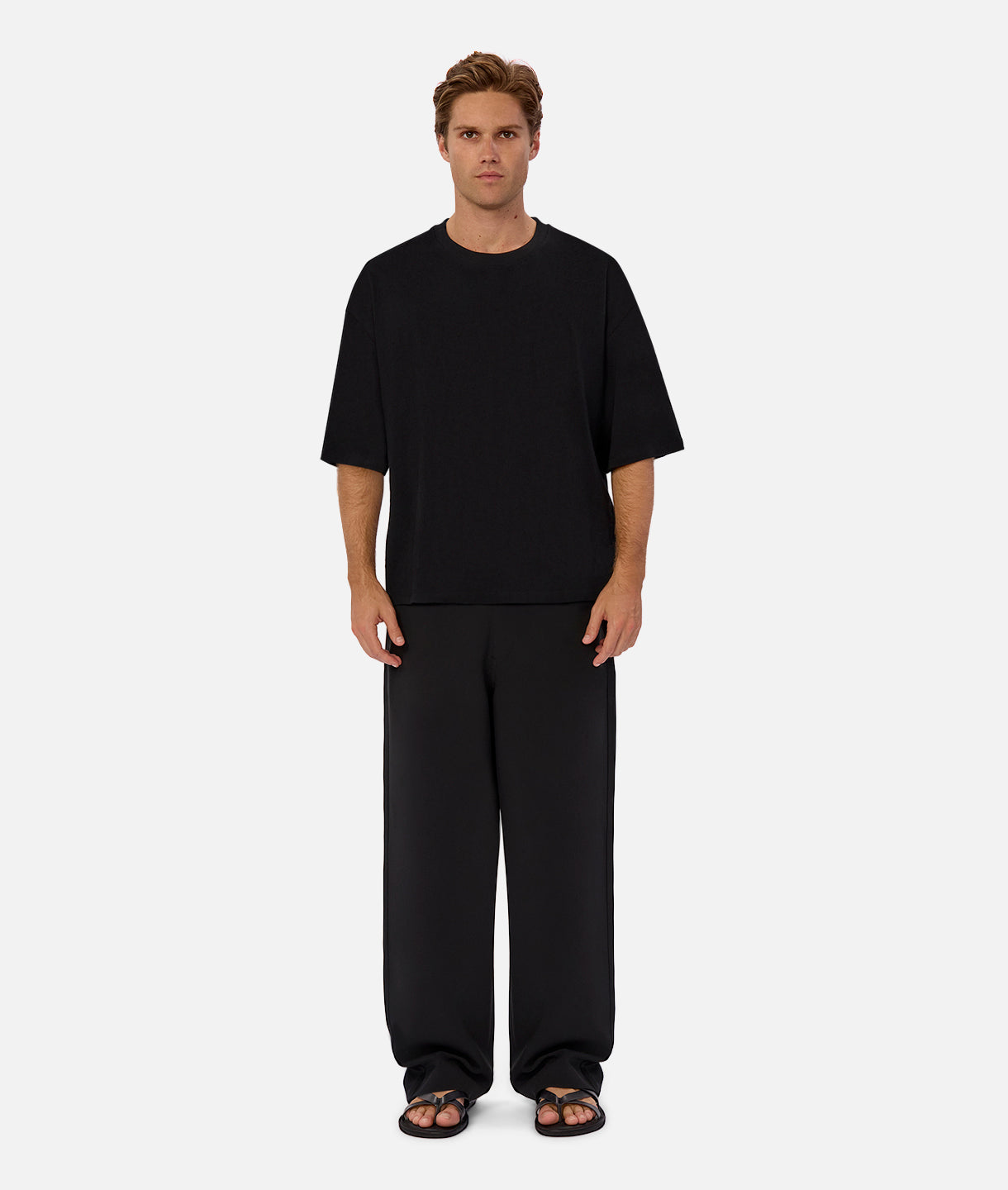 The Arnie Tee - Premium Black Cotton T-Shirt for Men | Comfortable Casual Wear for Gym, Work & Everyday Outfits
