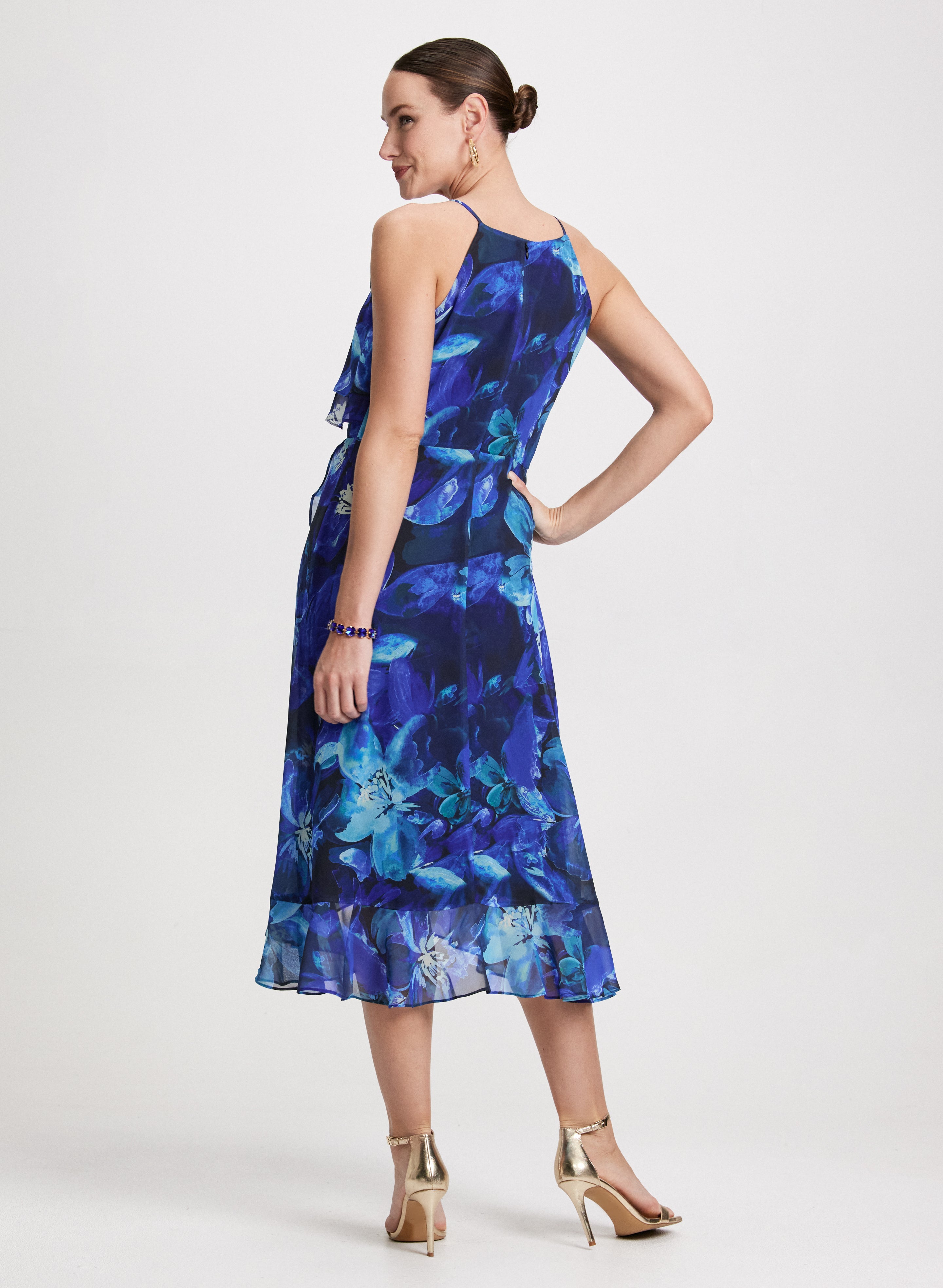 Floral Print Dress for Women - Summer Flowy Boho Maxi Dress with Pockets | Perfect for Beach, Vacation & Casual Outings