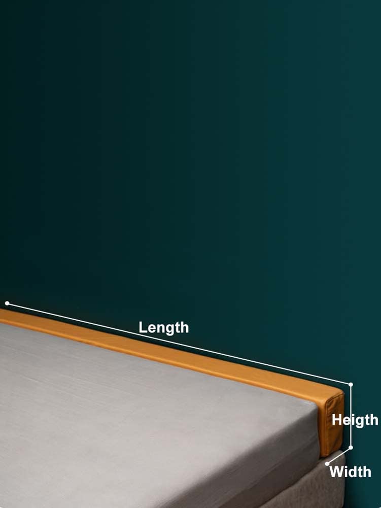 YURRO PU Leather Bed Headboard Gap Filler Pad - Soft Mattress Extender & Bedside Protector for Twin to King Size Beds | Perfect for Bed Bridge, Mattress Support & Comfort Enhancement