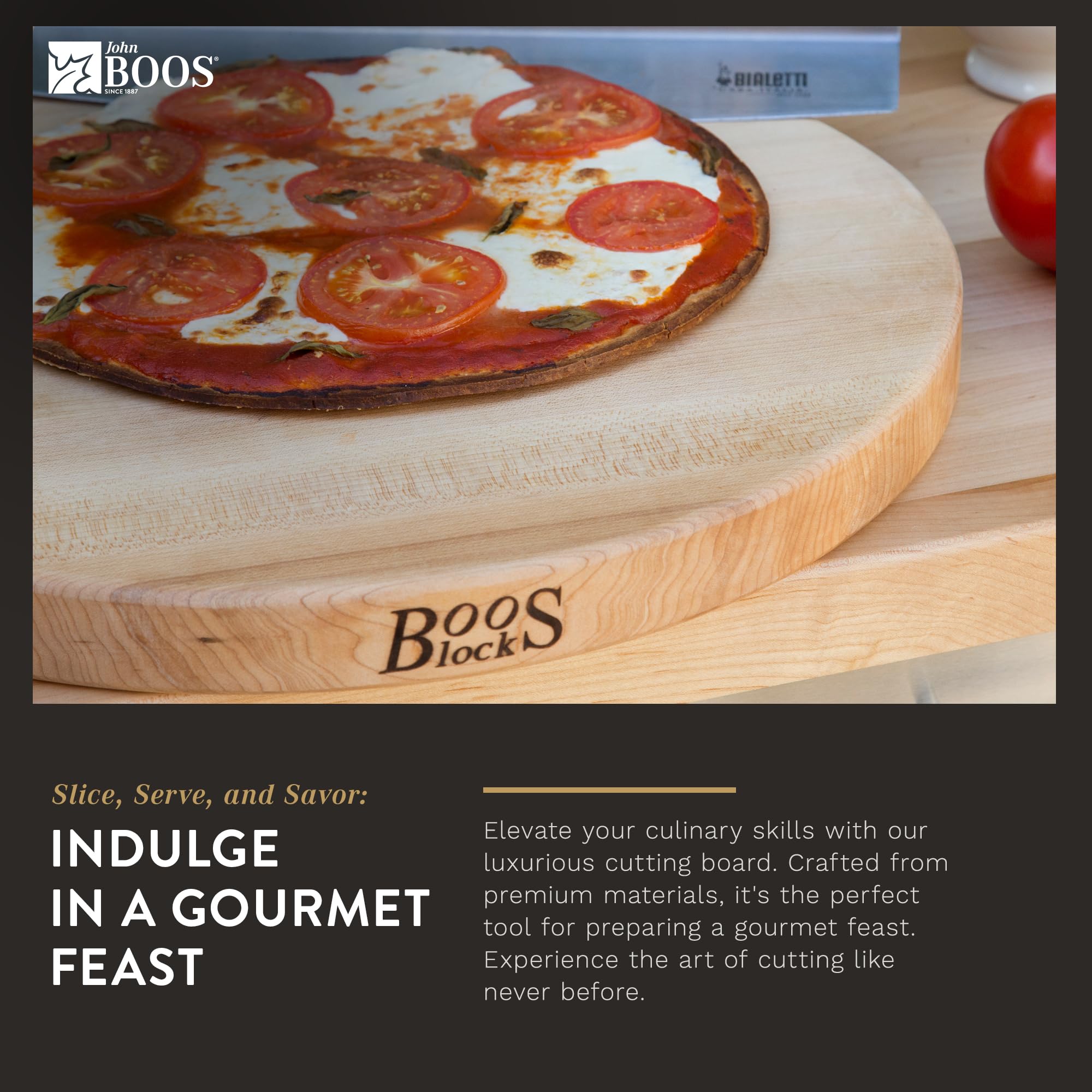 Premium John Boos Maple Wood Cutting Board - 18