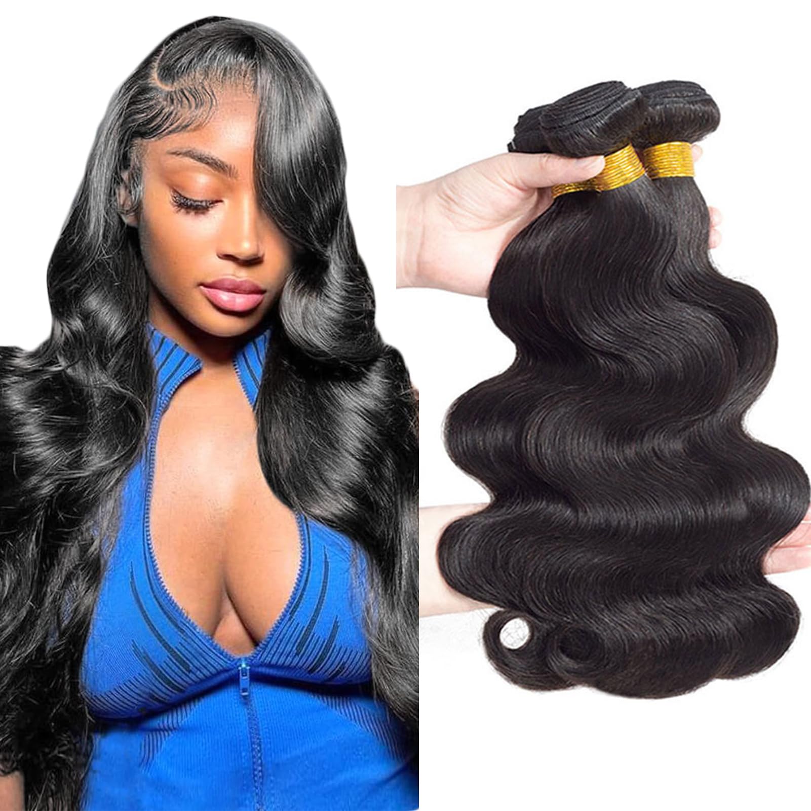 12A Brazilian Virgin Human Hair Bundles 20