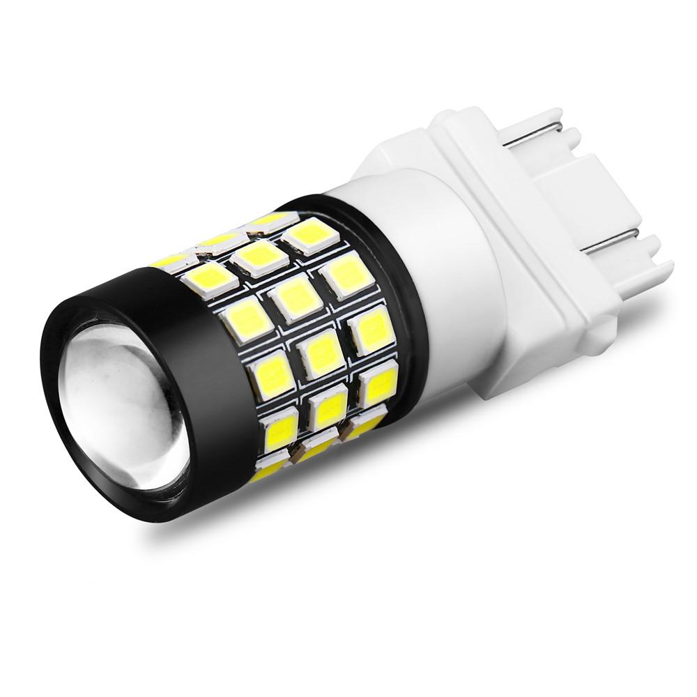 3156 3157 LED Bulbs - 39 SMD 2835 Chips, 6000K White/Amber Yellow/Red Light for Car Turn Signal, Parking, Tail Lights, Interior & Exterior Automotive Lighting