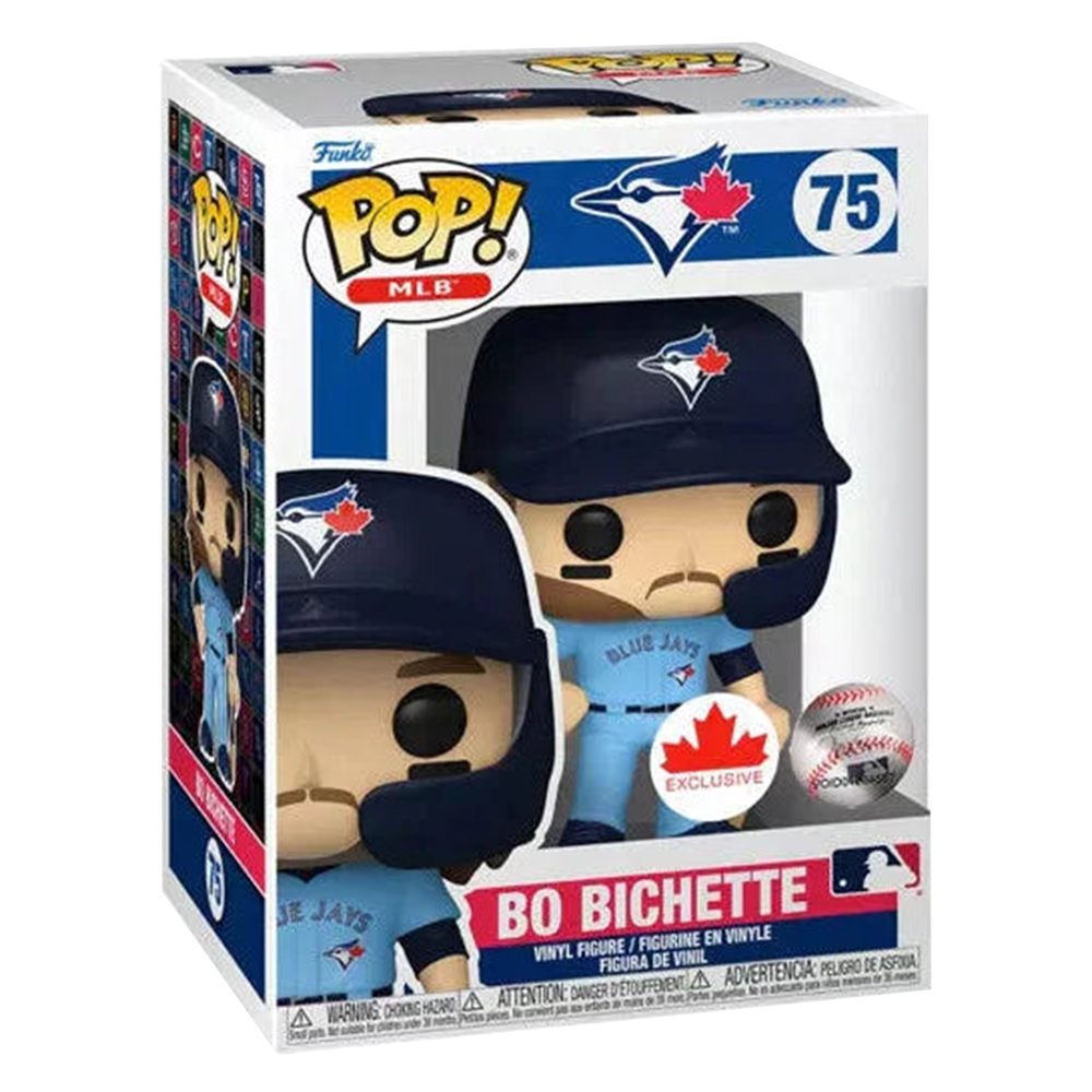 Funko POP! Bo Bichette Canada Exclusive Vinyl Figure - Toronto Blue Jays MLB Collectible for Fans & Gift Idea - Perfect for Sports Memorabilia Displays & Office Decor