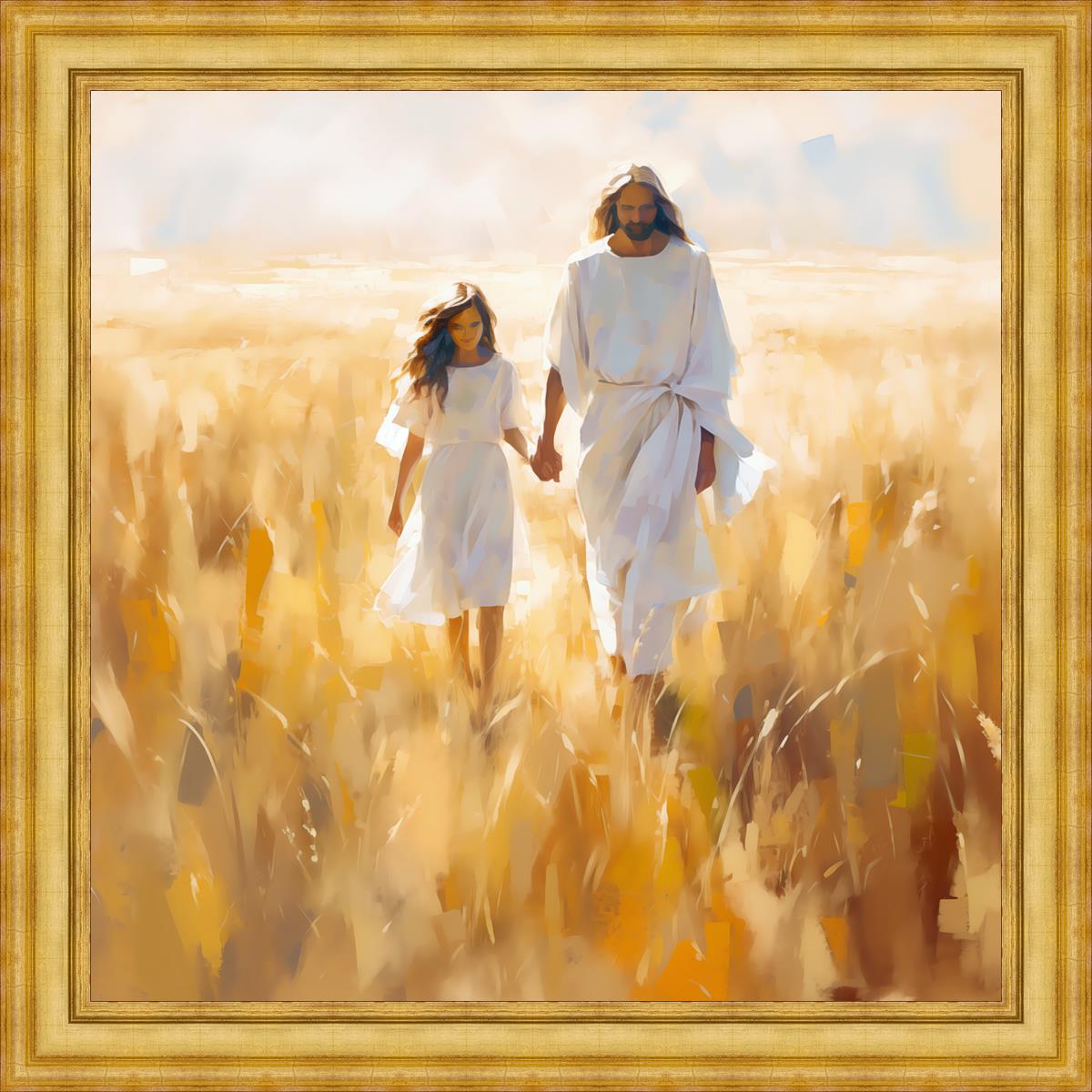 Come Follow Me Large Wall Art - Inspirational Christian Home Decor for Living Room, Bedroom & Office - Perfect Gift for Religious Families