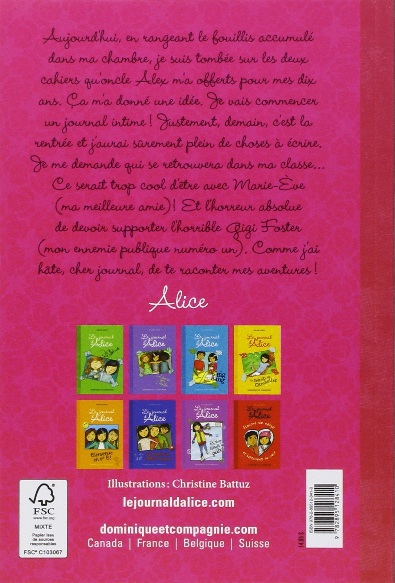 Alice's Diary (Volume 1) - French Novel for Young Adults | Perfect for Teen Readers, Book Clubs & Gift Giving