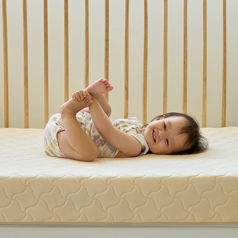 2-Stage Crib & Toddler Bed Mattress Topper - Waterproof, Hypoallergenic, Breathable - Perfect for Nursery, Daycare & Travel Use