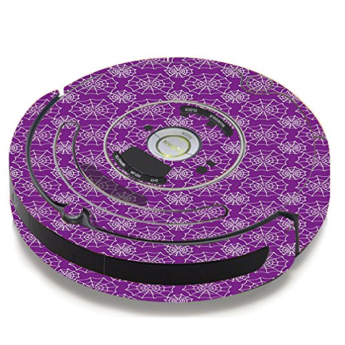 Spider Web Vinyl Skin Decal Wrap for iRobot Roomba 650 & 655 Robot Vacuum - Custom Protective Cover with Unique Design for Home Cleaning Robots