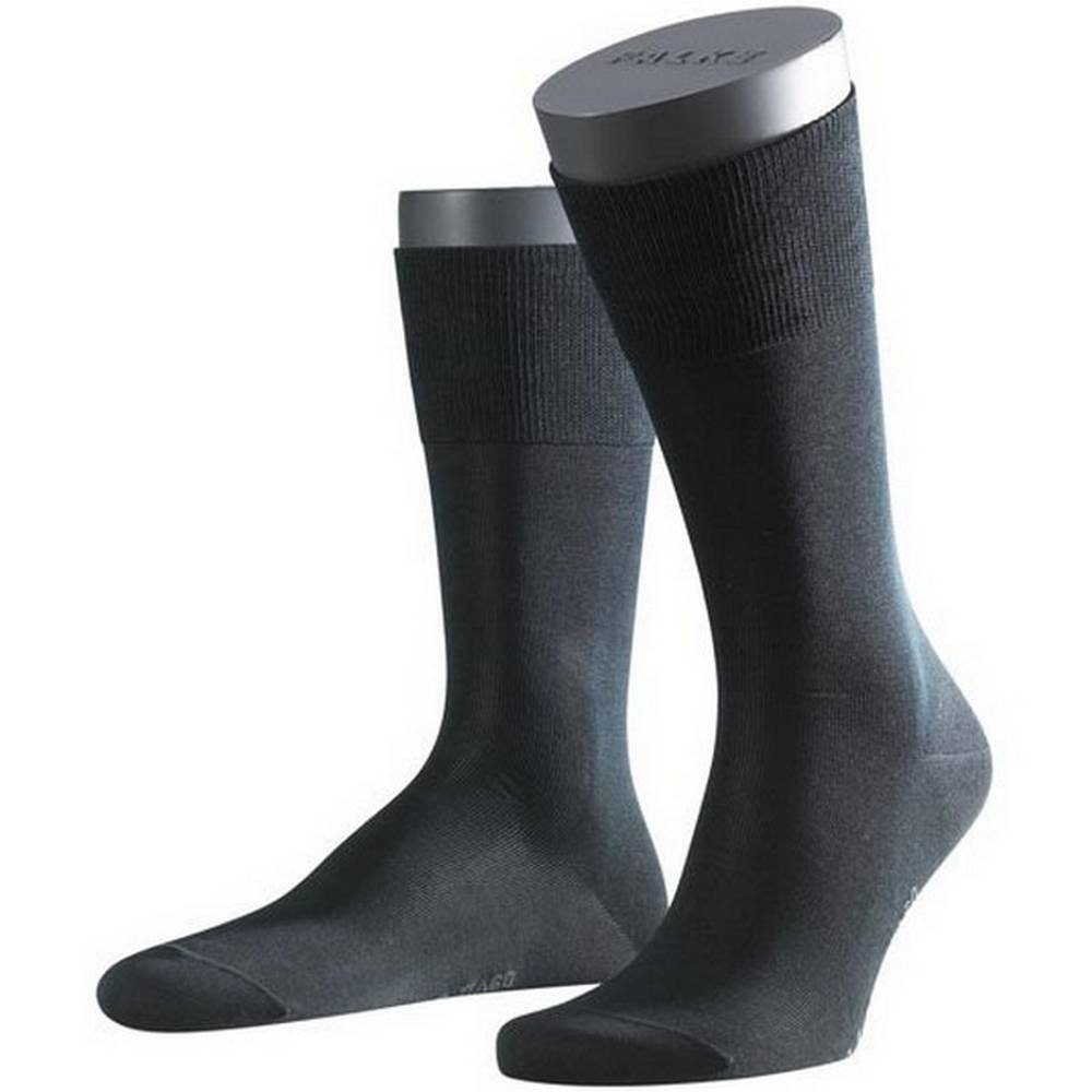 Falke Tiago Men's Athletic Socks - Black | Performance Running & Casual Wear Socks for Men | Gym, Workout & Everyday Comfort
