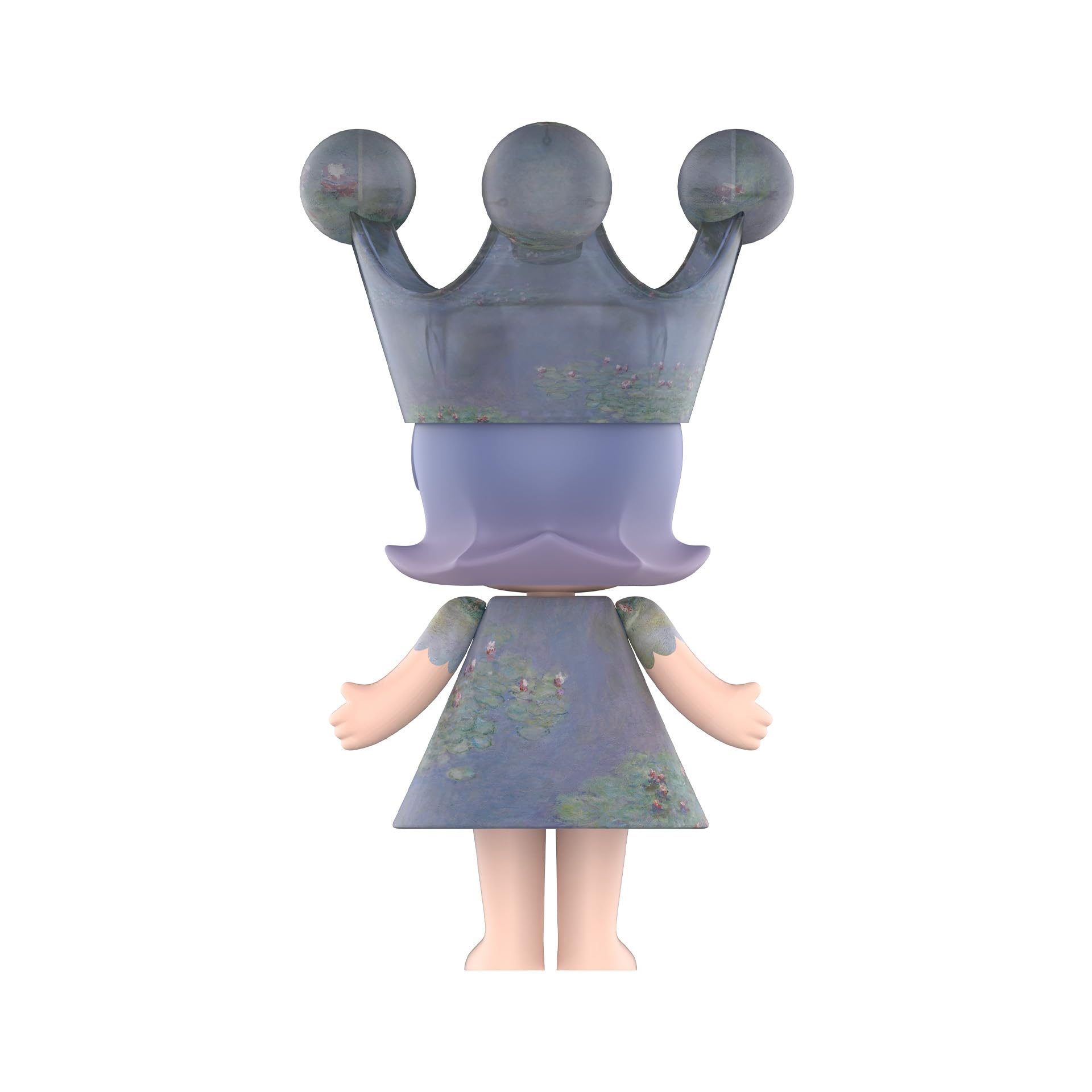 POP MART MEGA Royal Molly 400% Monet-Les Nymphéas Collectible Art Figure - Limited Edition Vinyl Toy for Modern Home Decor & Office Display - Perfect for Collectors, Gift Giving & Interior Design Accent