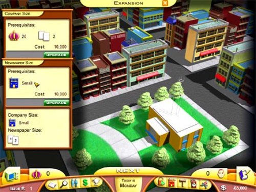 Tabloid Tycoon - Business Simulation Game for PC | Build Your Media Empire, Manage Reporters & Break News Stories | Perfect for Strategy & Management Game Fans