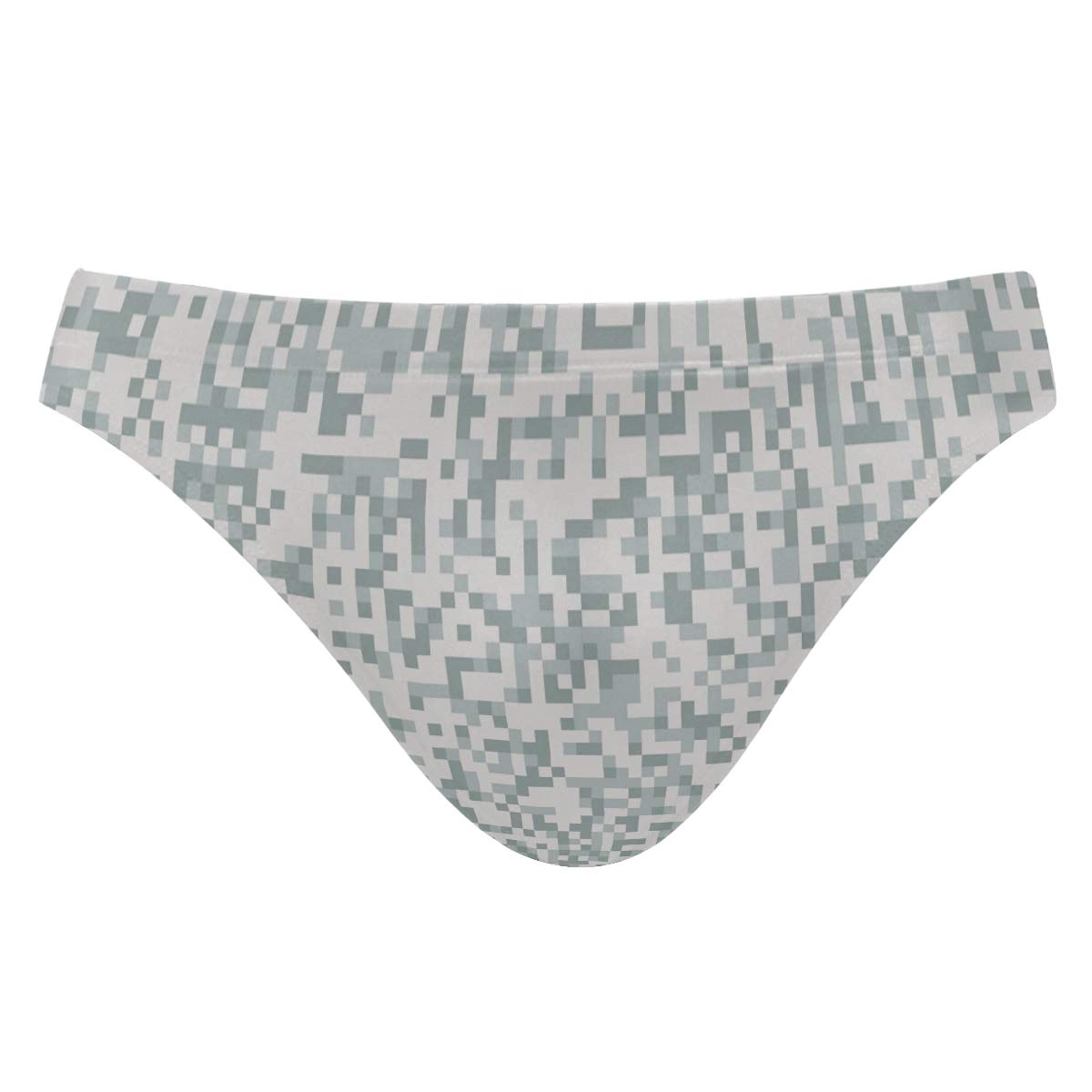 Stylish Men's Digital Camouflage Swim Briefs - Sexy Bikini Swimwear for Men - Quick Dry Comfortable Beachwear for Pool, Vacation & Summer Activities