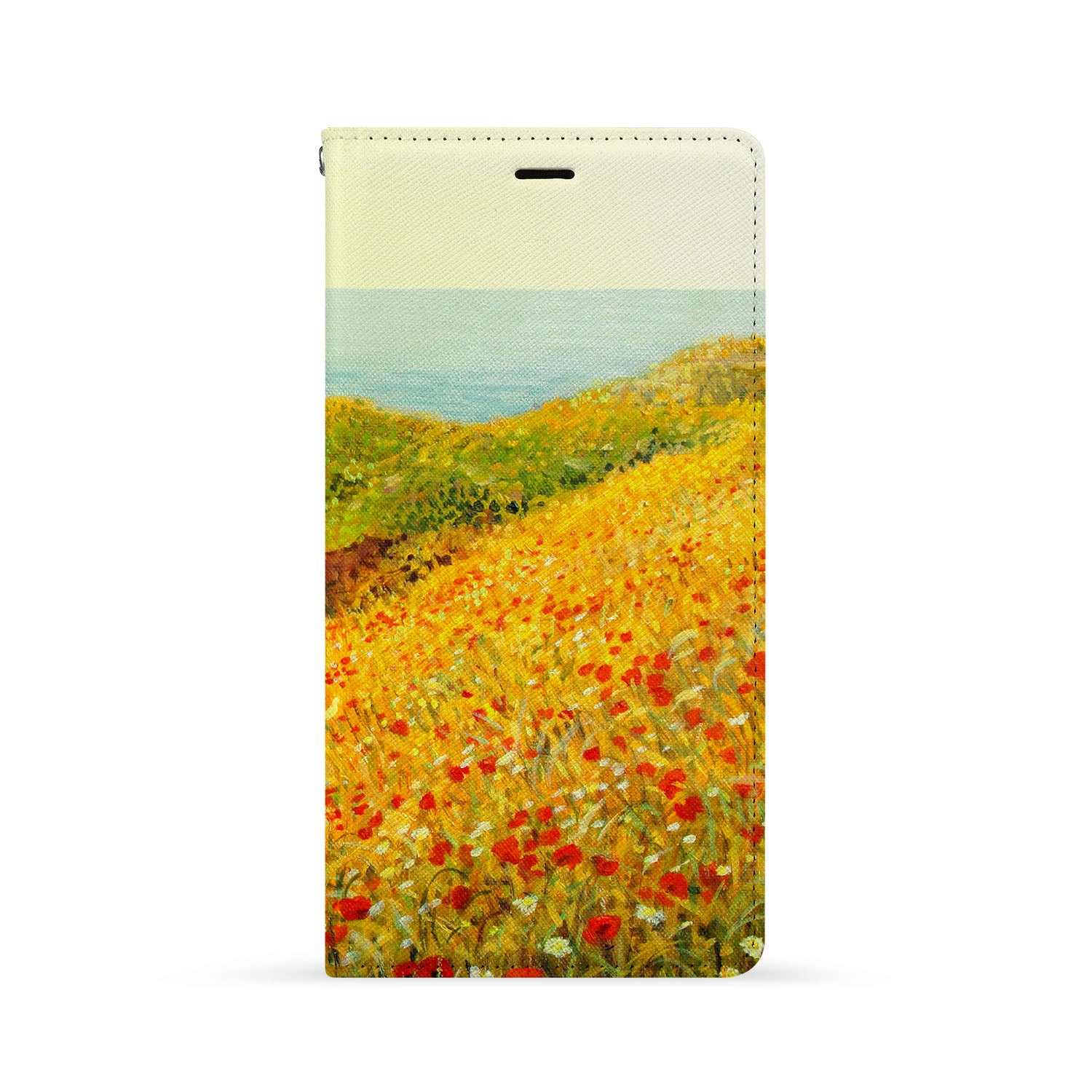 iPhone Wallet Case with Oil Painting Flower Design - Slim Card Holder for Credit Cards & ID - Perfect for Everyday Use, Travel, and Gifting