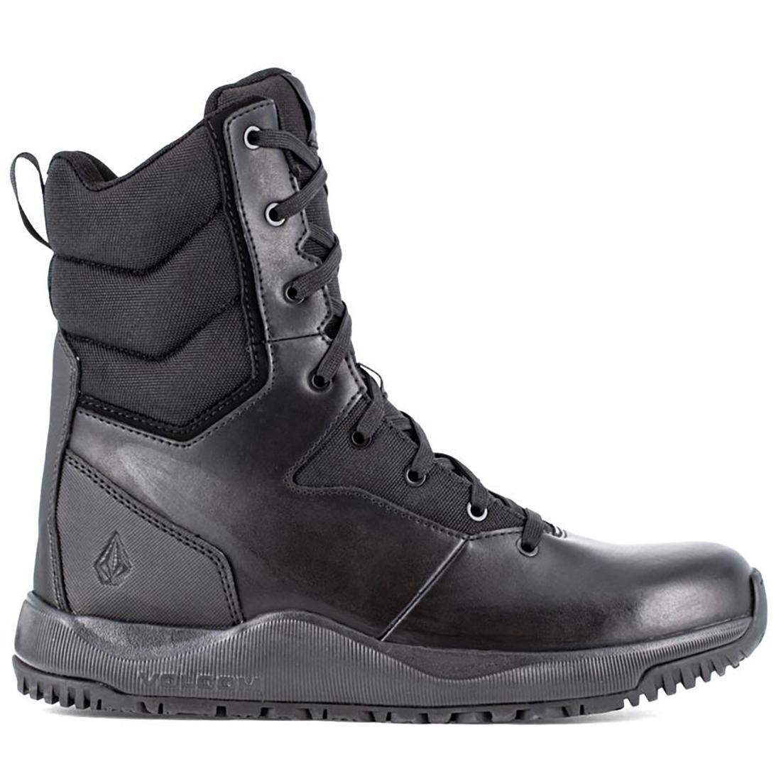 8 Inch Tactical Soft Toe Work Boots for Men - Black | Durable & Comfortable for Construction, Hiking & Outdoor Activities