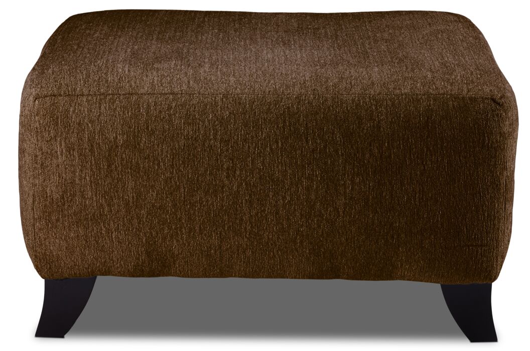 Alyssa Ottoman Storage Bench with Cushion - Latte Brown Upholstered Footrest Stool for Living Room, Bedroom & Entryway - Perfect for Extra Seating and Storage | Home Decor & Furniture