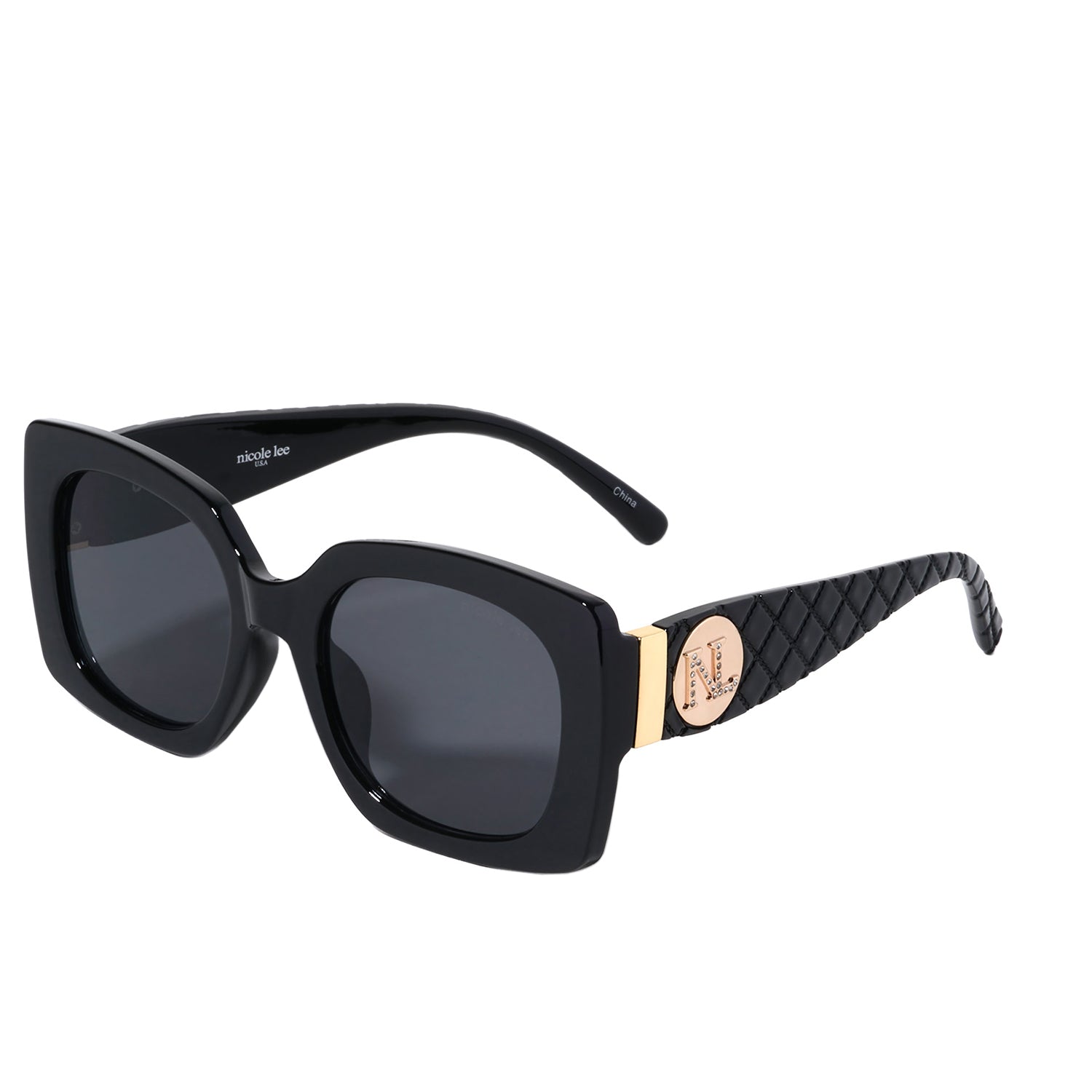 Classic Quilted Sunglasses for Women & Men - UV Protection, Polarized Lenses, Stylish & Durable - Perfect for Beach, Driving & Outdoor Activities