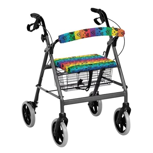 Rainbow Stripe Love Heart