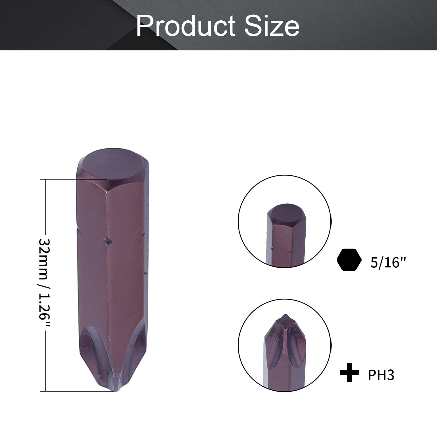 Utoolmart 5/16