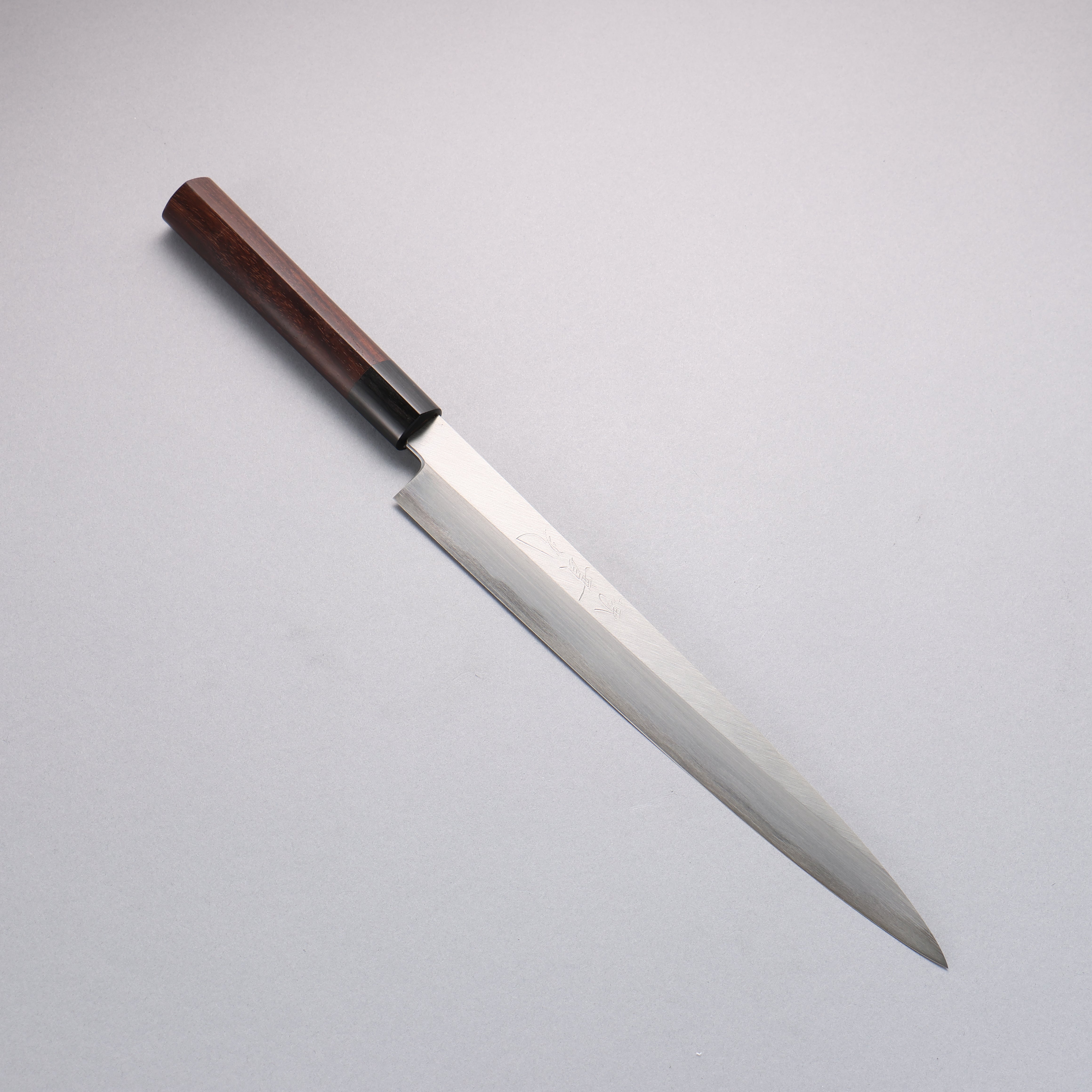 Premium Jikko White Steel No.2 Yanagiba Sushi Knife 270mm with Ebony Handle - Professional Japanese Sashimi & Sushi Preparation Tool for Chefs