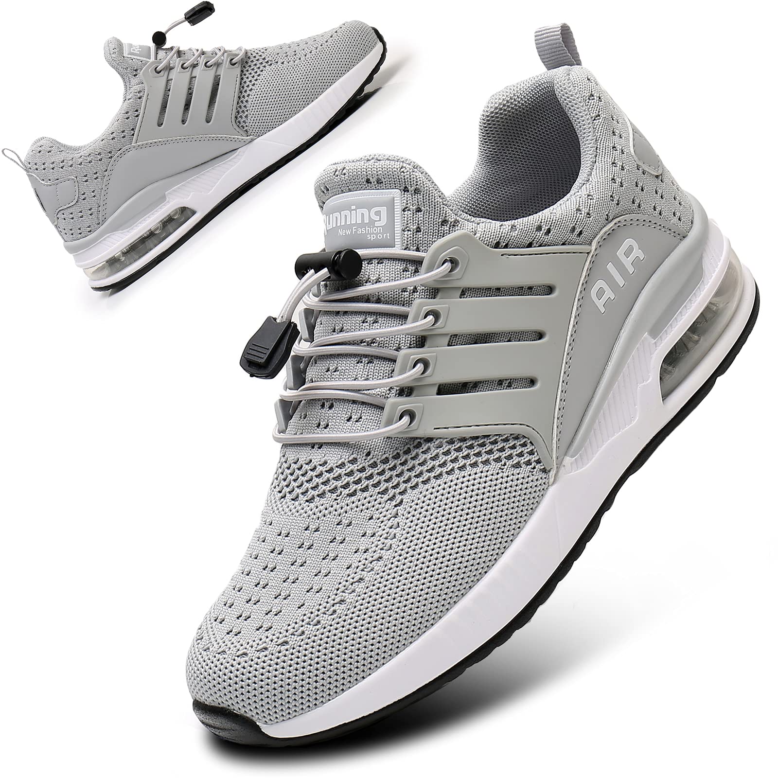 BOGOVER Women's Lightweight Air Running Shoes - Breathable Gym Jogging Tennis Sneakers with Air Cushion Technology | Slip-On Design for Comfort | Perfect for Running, Workouts & Casual Wear