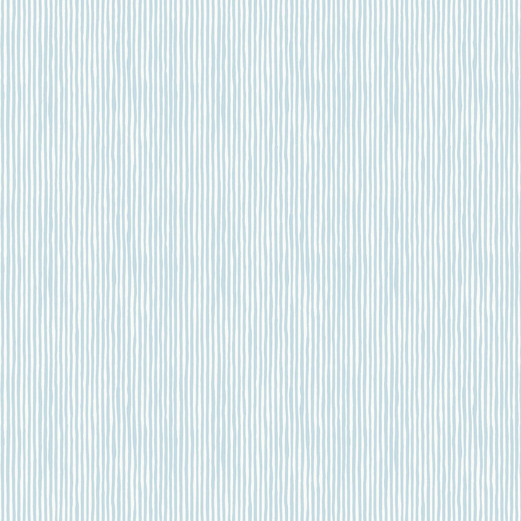 Premium Pinstripe Fabric - Sky Blue & White Striped Cotton Material for Suits, Dresses & Home Decor | Perfect for Tailoring, Upholstery & DIY Crafts