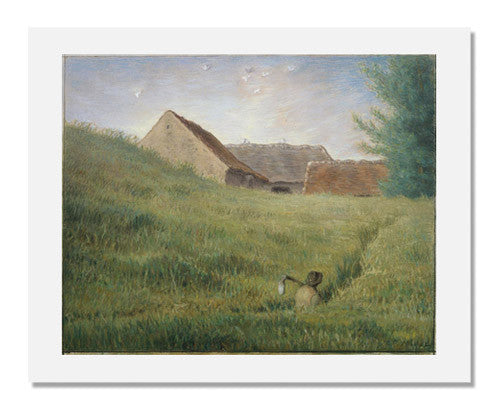 Jean François Millet - Path through the Wheat Painting - Famous French Rural Landscape Art Print - Perfect for Home Decor & Office Wall Art