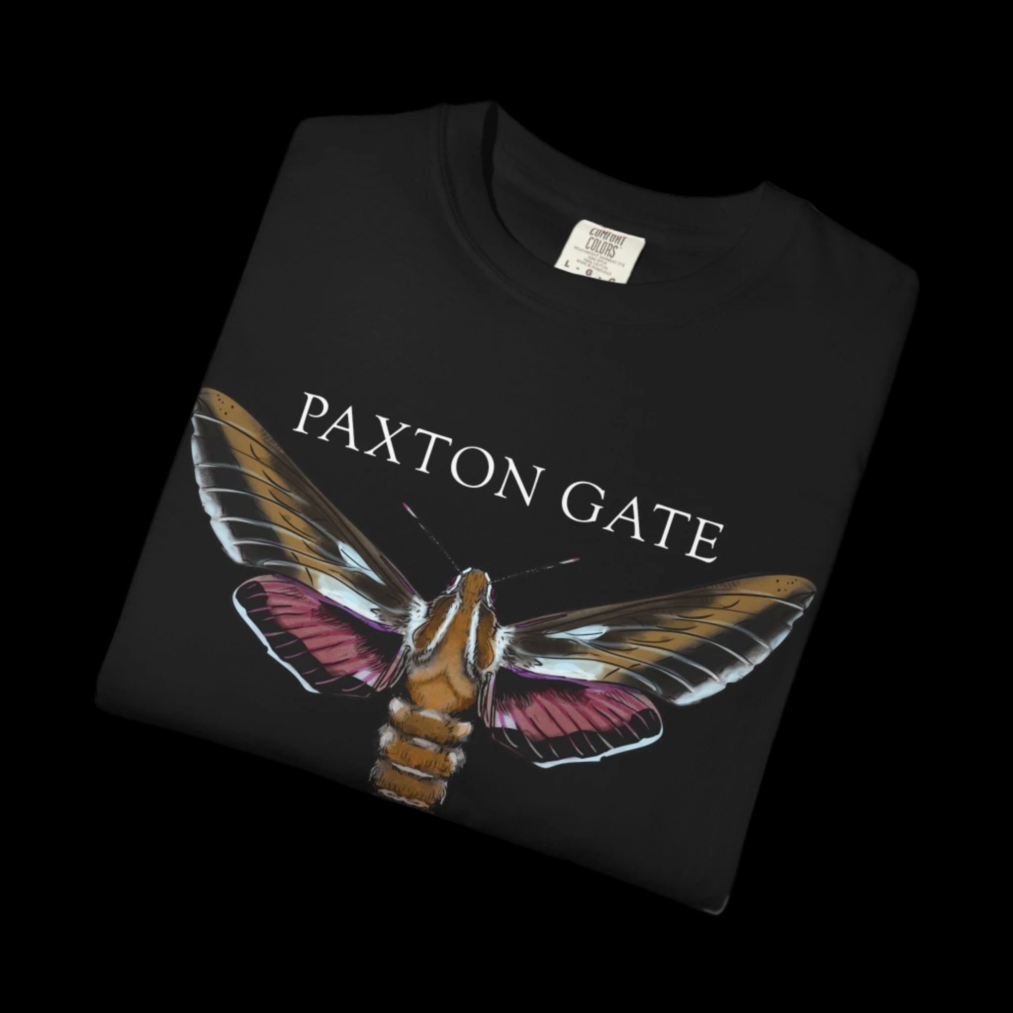 Unisex Paxton Gate Sphingidae Moth Graphic T-Shirt by Kris Struble - Perfect for Nature Lovers & Entomology Enthusiasts
