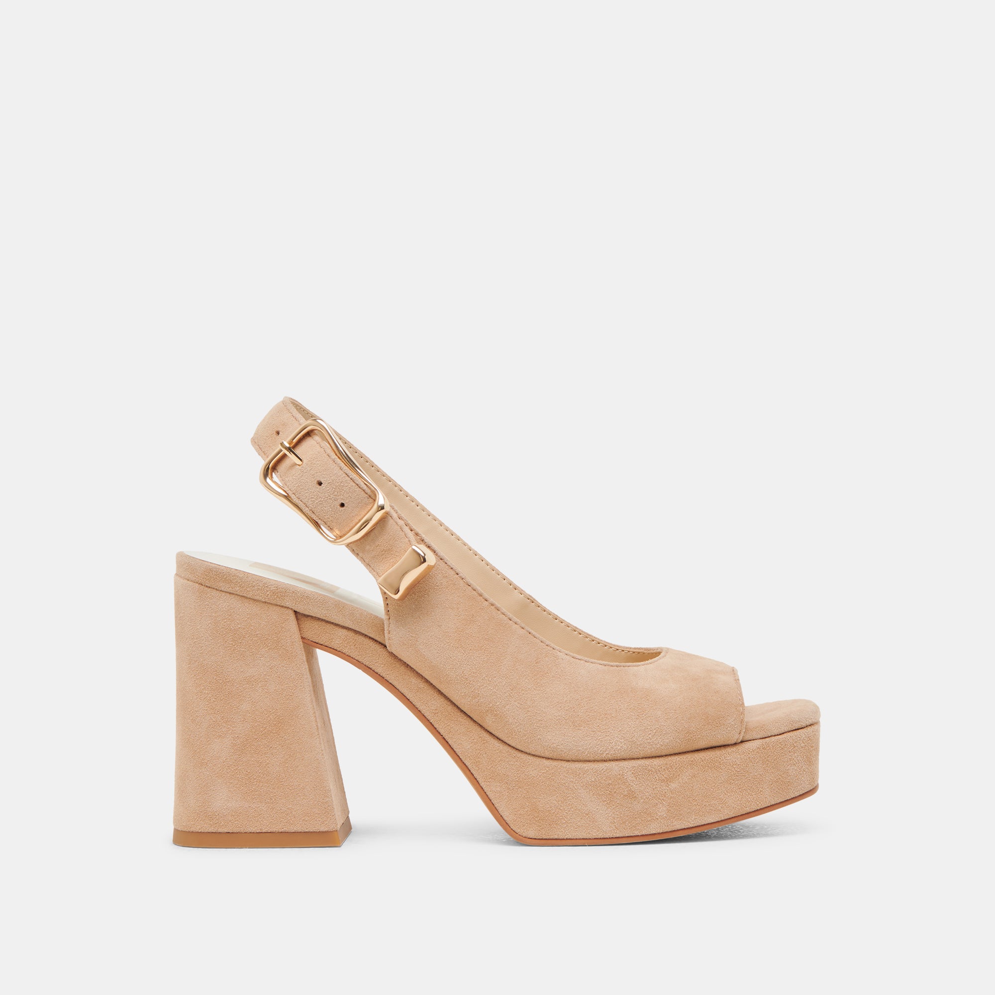 FLORES Women's Bamboo Suede High Heels - Comfortable Dress Shoes for Work, Party & Evening Events