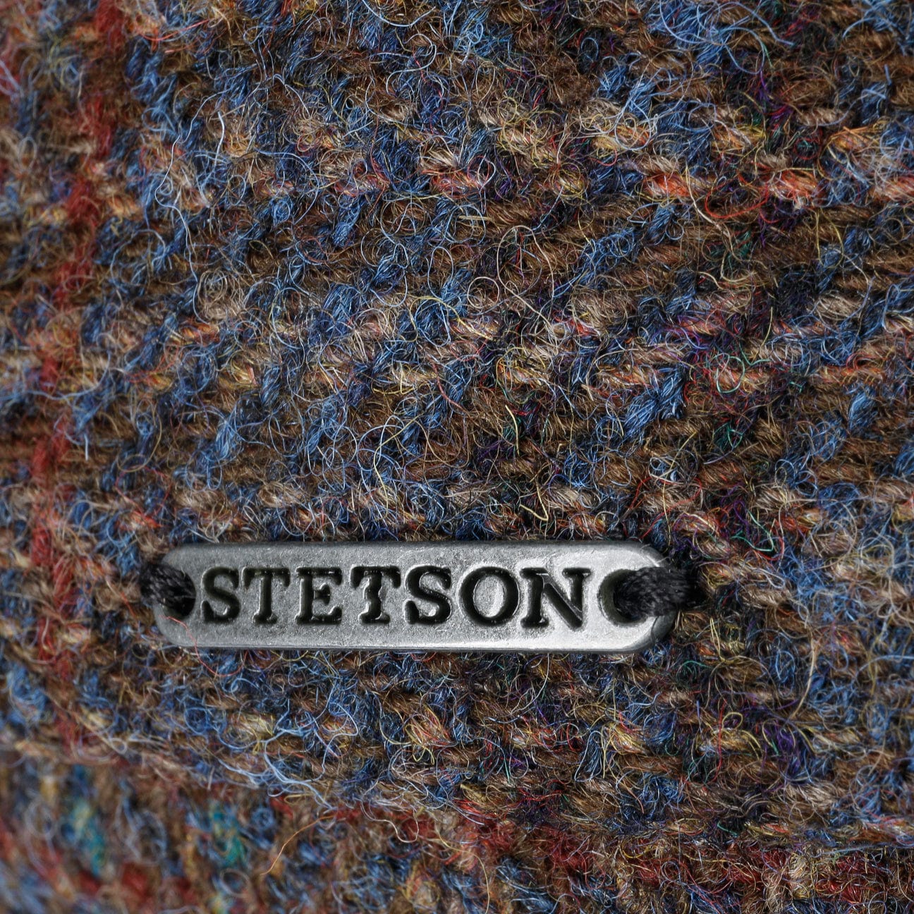 Stylish Burnet Harris Tweed Flat Cap by Stetson - Classic Men's Wool Hat for Casual Outfits & Outdoor Activities
