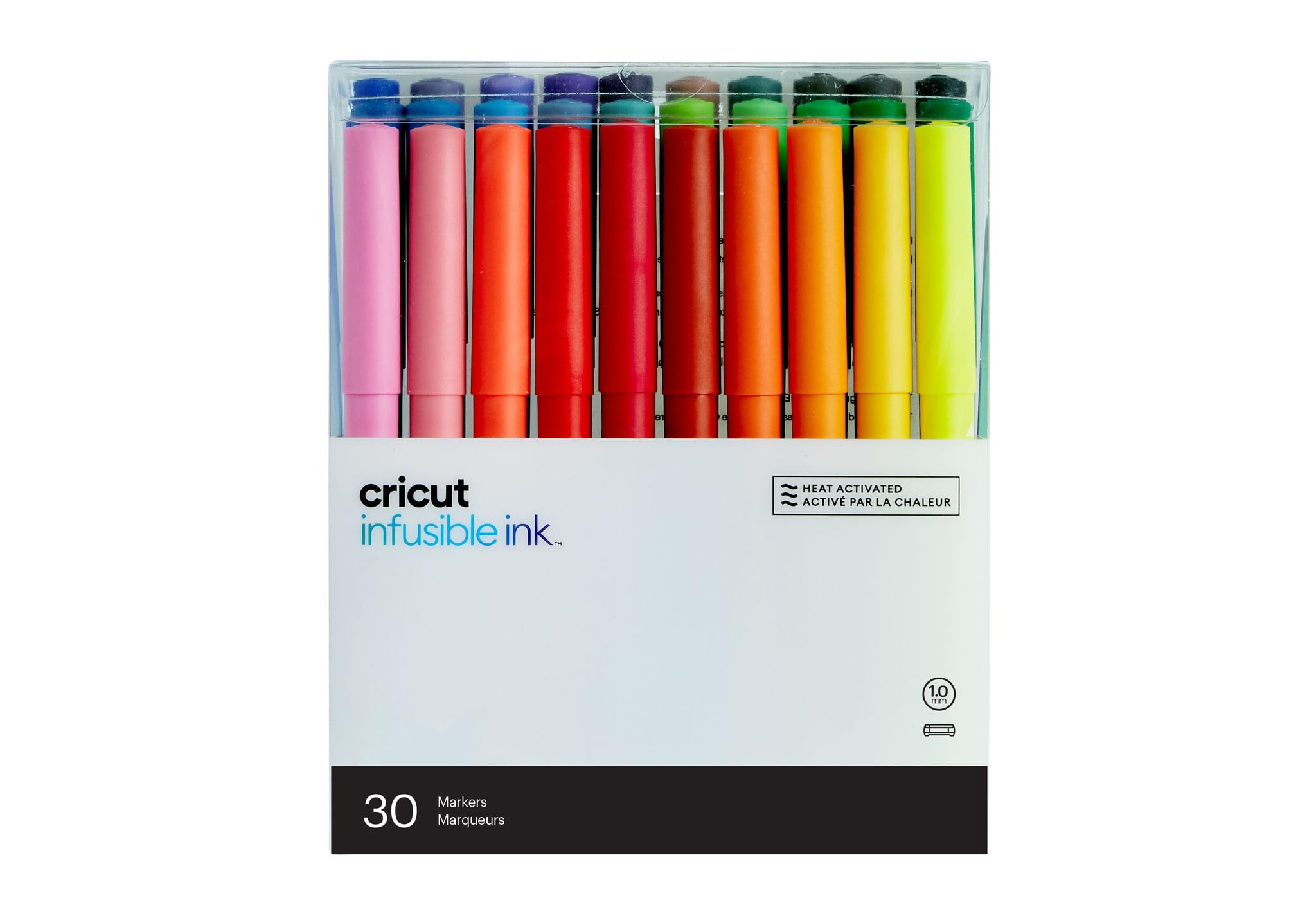 Cricut Infusible Ink Markers Set - 24 Vibrant Colors for DIY Crafts, T-Shirts, Mugs & Home Decor | Permanent Heat Transfer Markers for Cricut Machines | Perfect for Custom Gifts & Personalized Projects