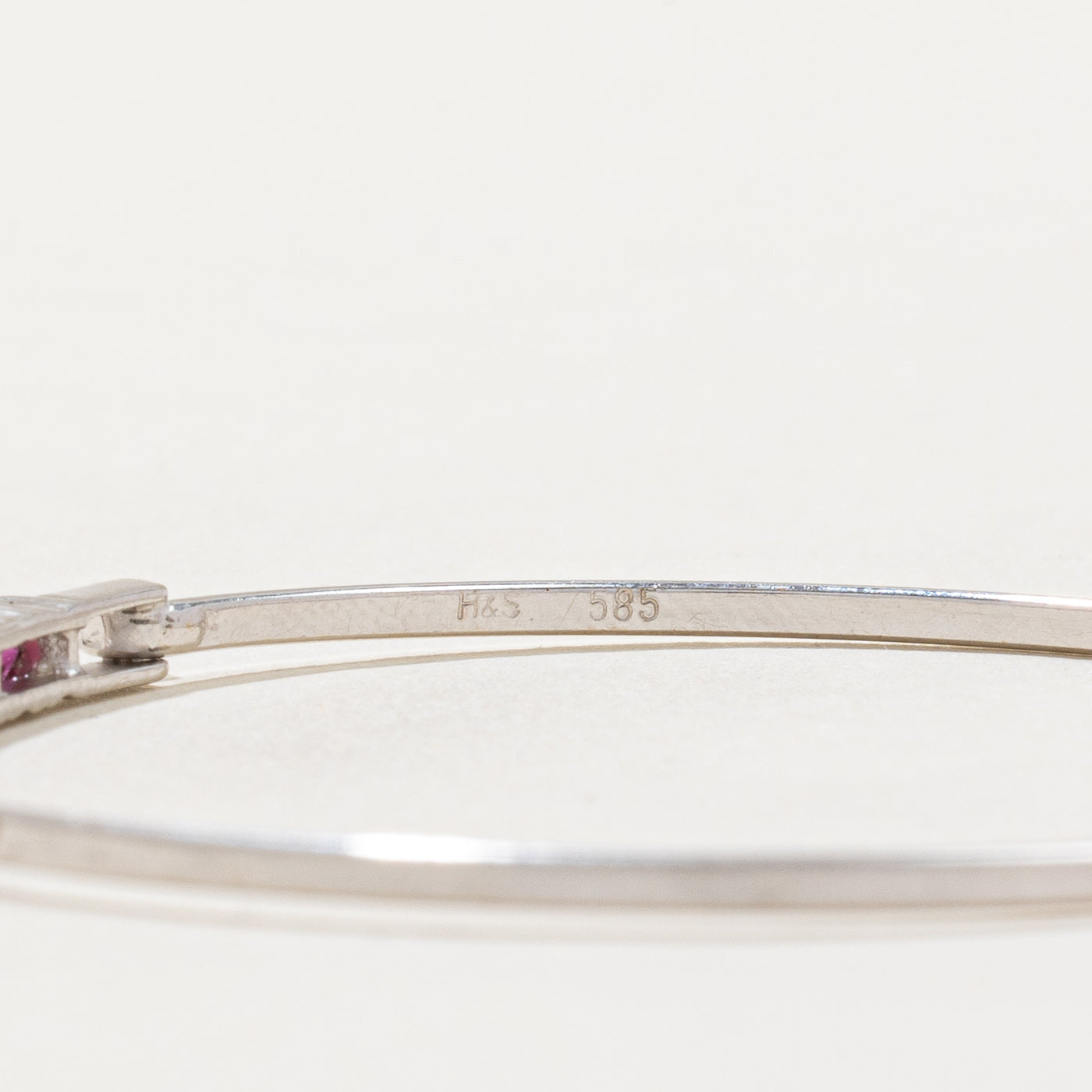 Natural Ruby Bangle Bracelet | 1.10 Carat Total Weight | 6.5 Inches | Elegant Jewelry for Women, Gift for Anniversary, Birthday & Special Occasions