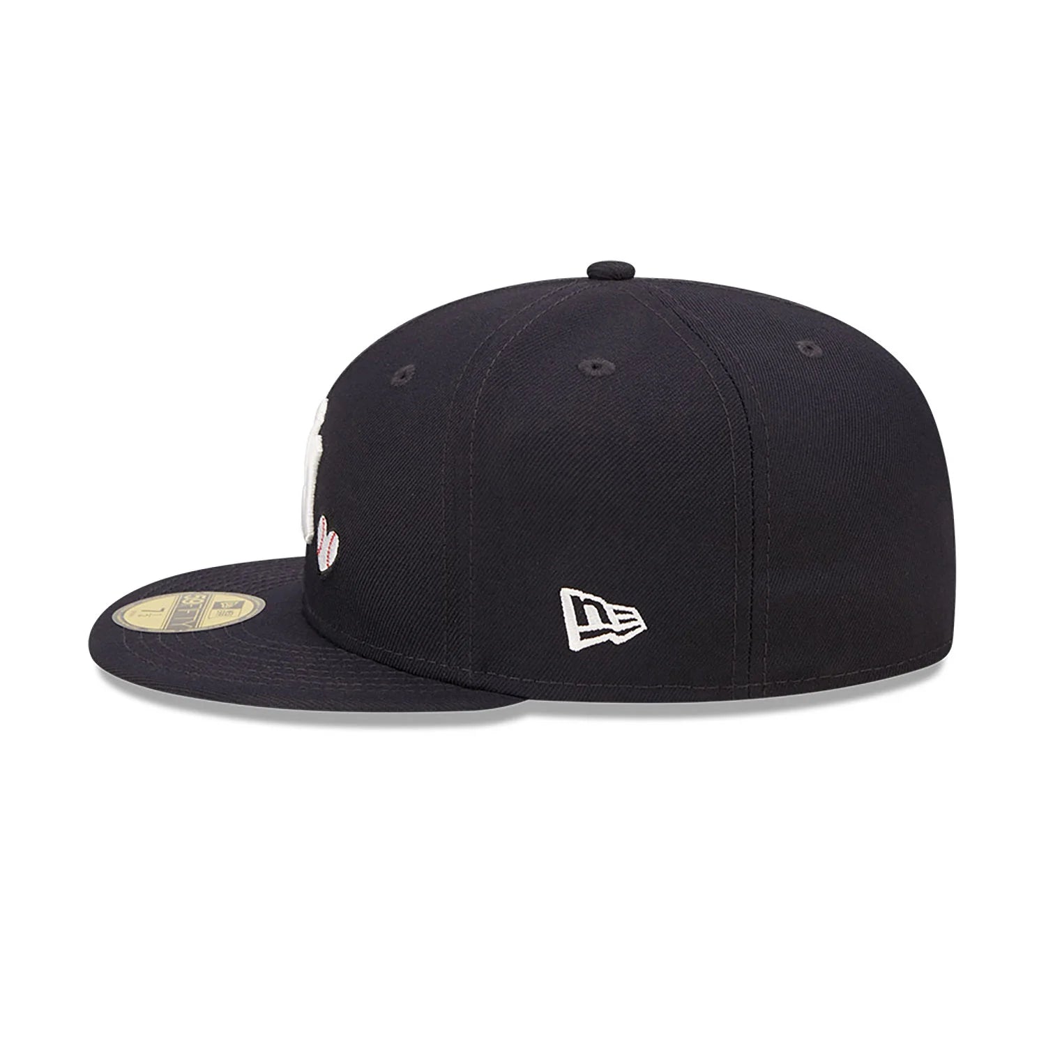 New York Yankees 1996 World Series Team Heart Navy 59FIFTY Fitted Hat for Men - Perfect for Baseball Games, Fan Gear & Streetwear Fashion