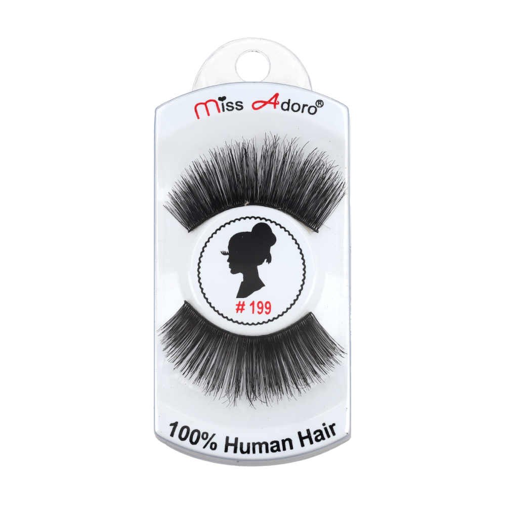 Natural False Eyelashes #199 - Voluminous & Cruelty-Free Lashes for Stunning Eye Makeup | Perfect for Parties, Weddings & Daily Wear