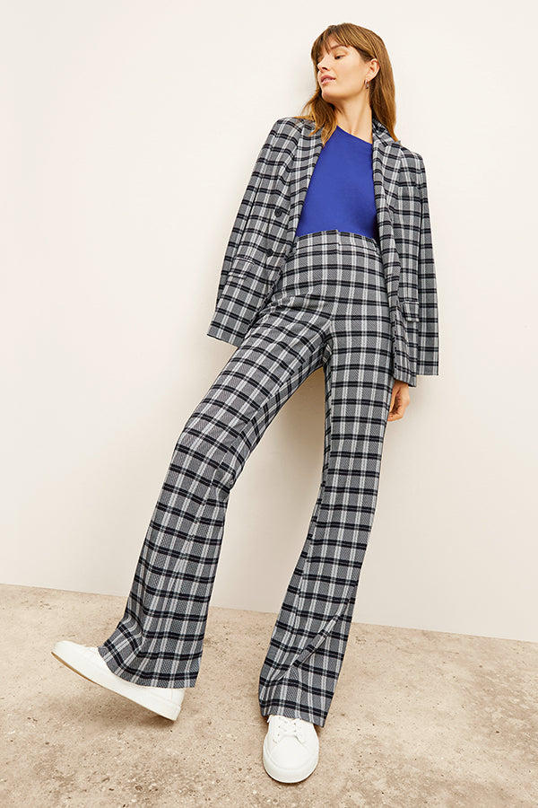 Horton Pant Knit Suiting Pants - Comfortable Stretch Formal Trousers for Office & Business Wear | Checkmate Collection | Perfect for Work, Meetings & Professional Events